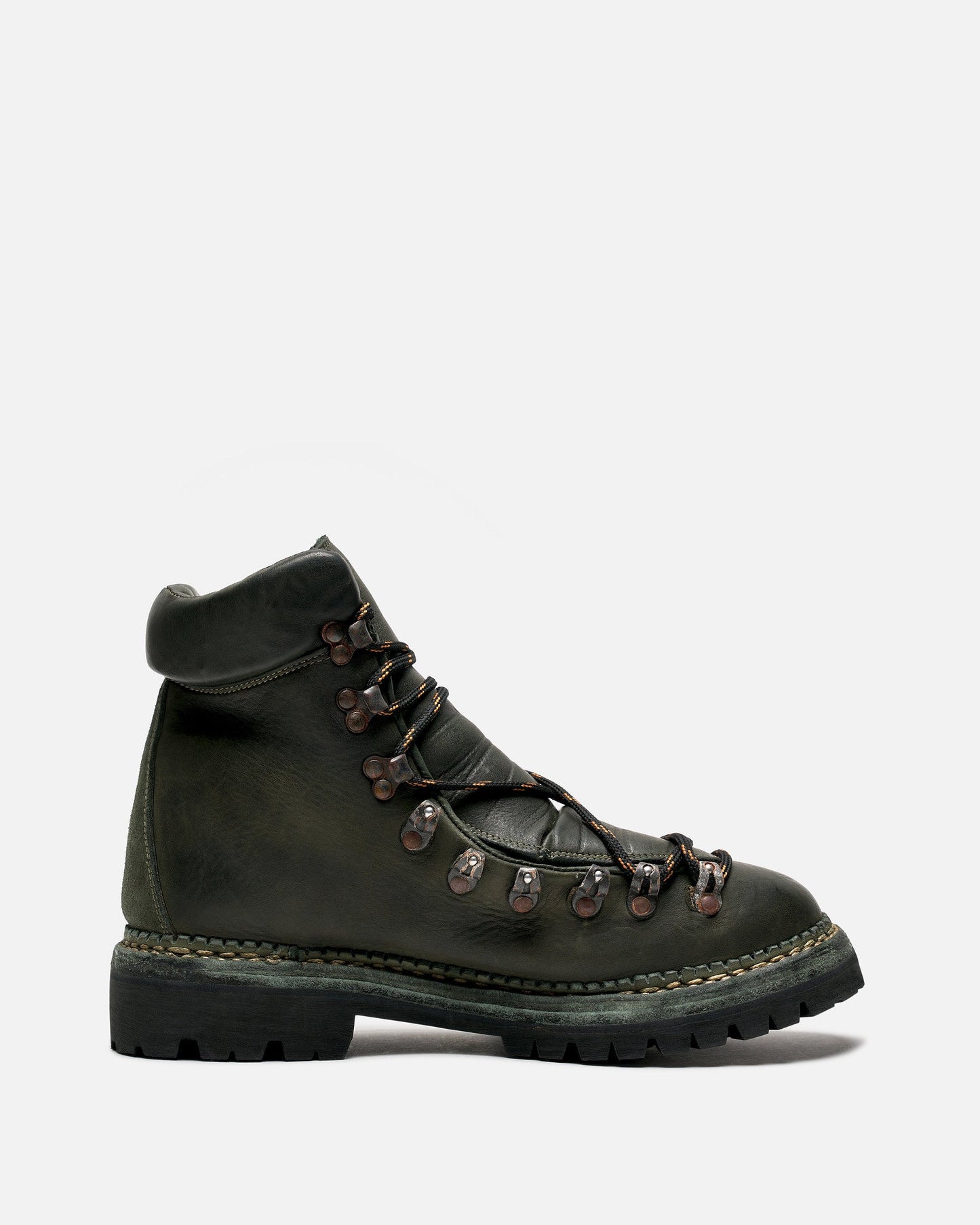 Guidi Men's Boots 2006V Full Grain Calf Leather Boot in Olive