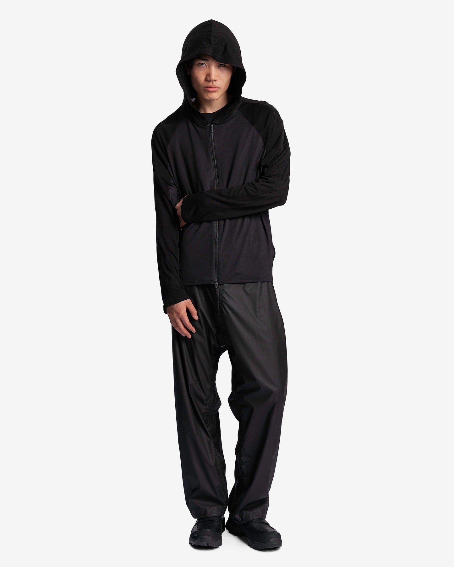 POST ARCHIVE FACTION (P.A.F) Men's Sweatshirts 5.0+ Hoodie Right in Black