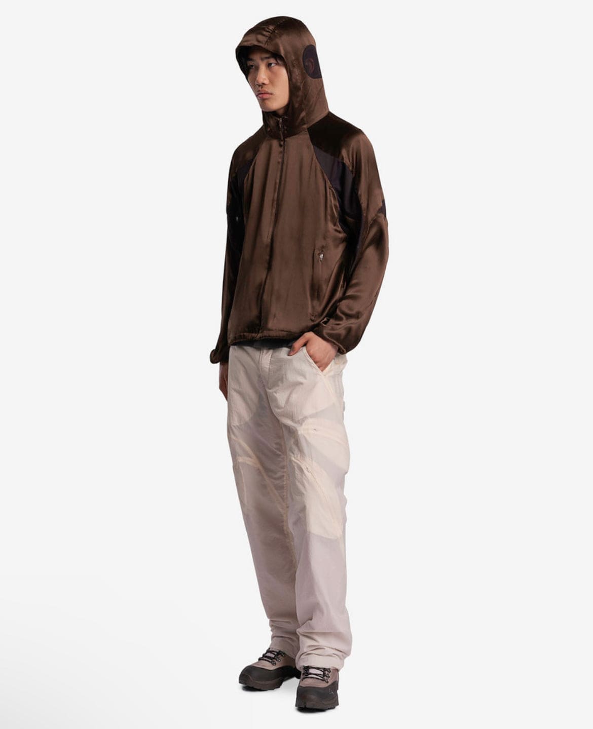 POST ARCHIVE FACTION (P.A.F) Men's Jackets 5.0+ Technical Jacket Right in Silk Brown