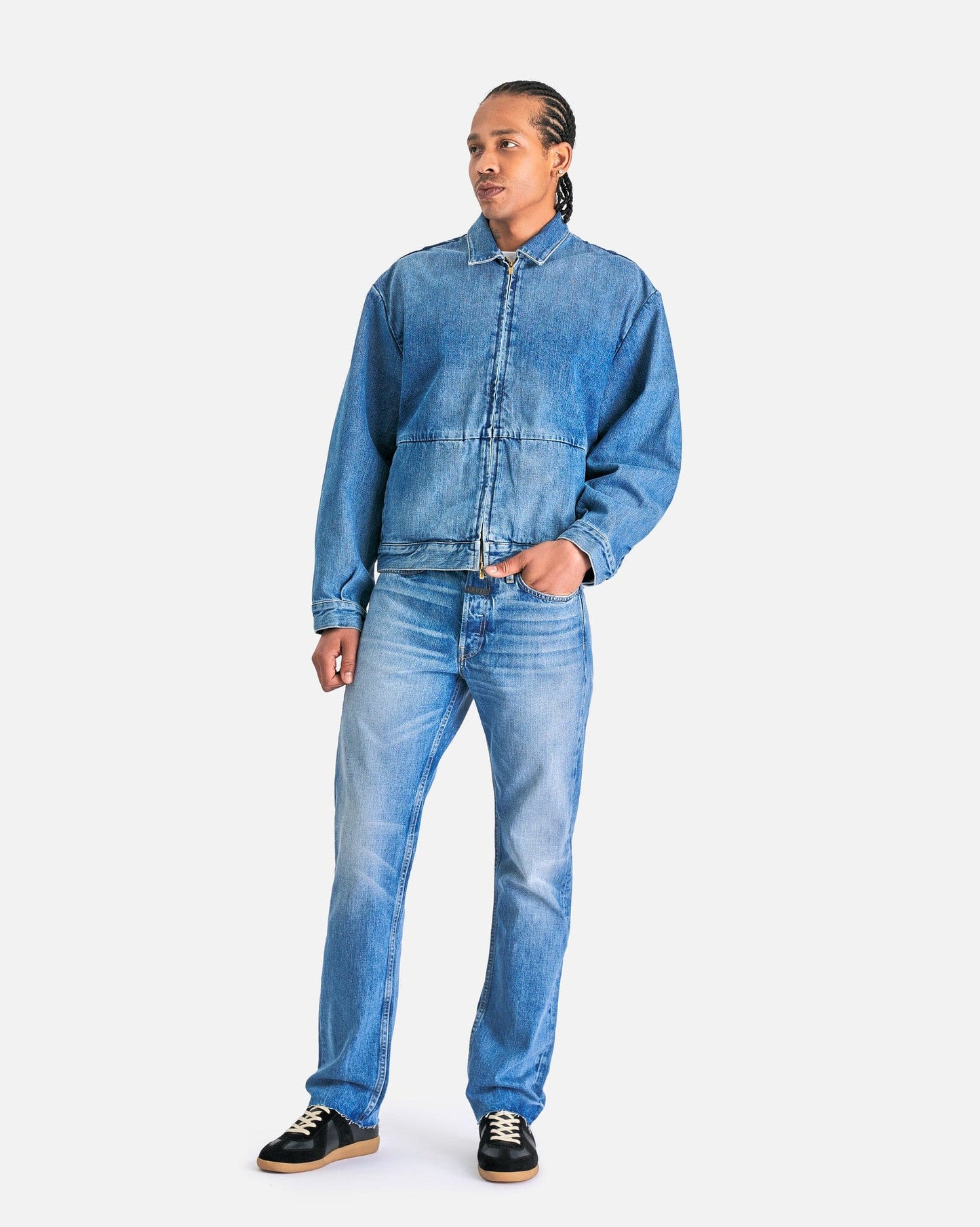 Fear of God Men's Jackets 8th Collection Denim Jacket in Medium Indigo