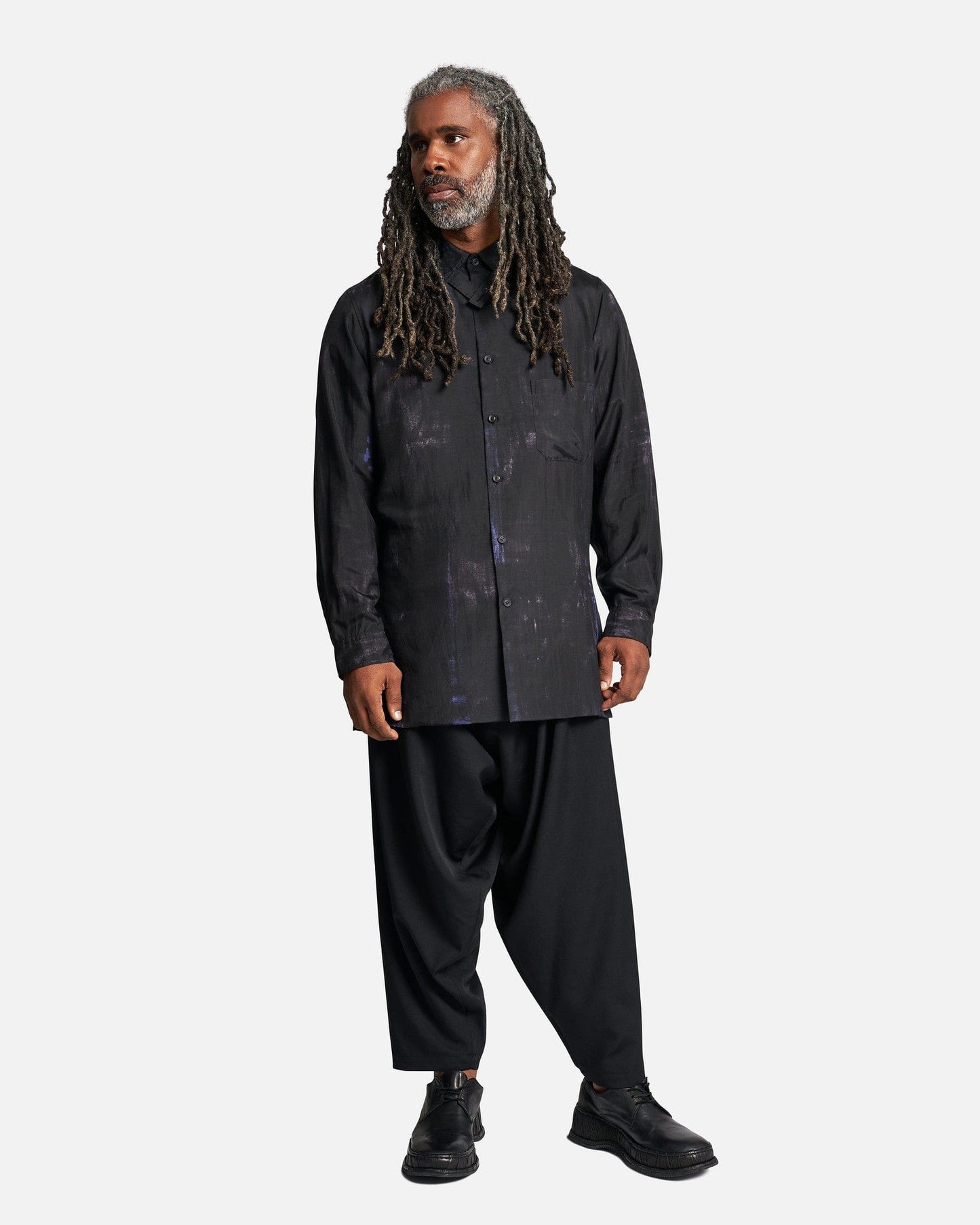 Yohji Yamamoto Pour Homme Men's Jackets A-Blue St Wide Tab B