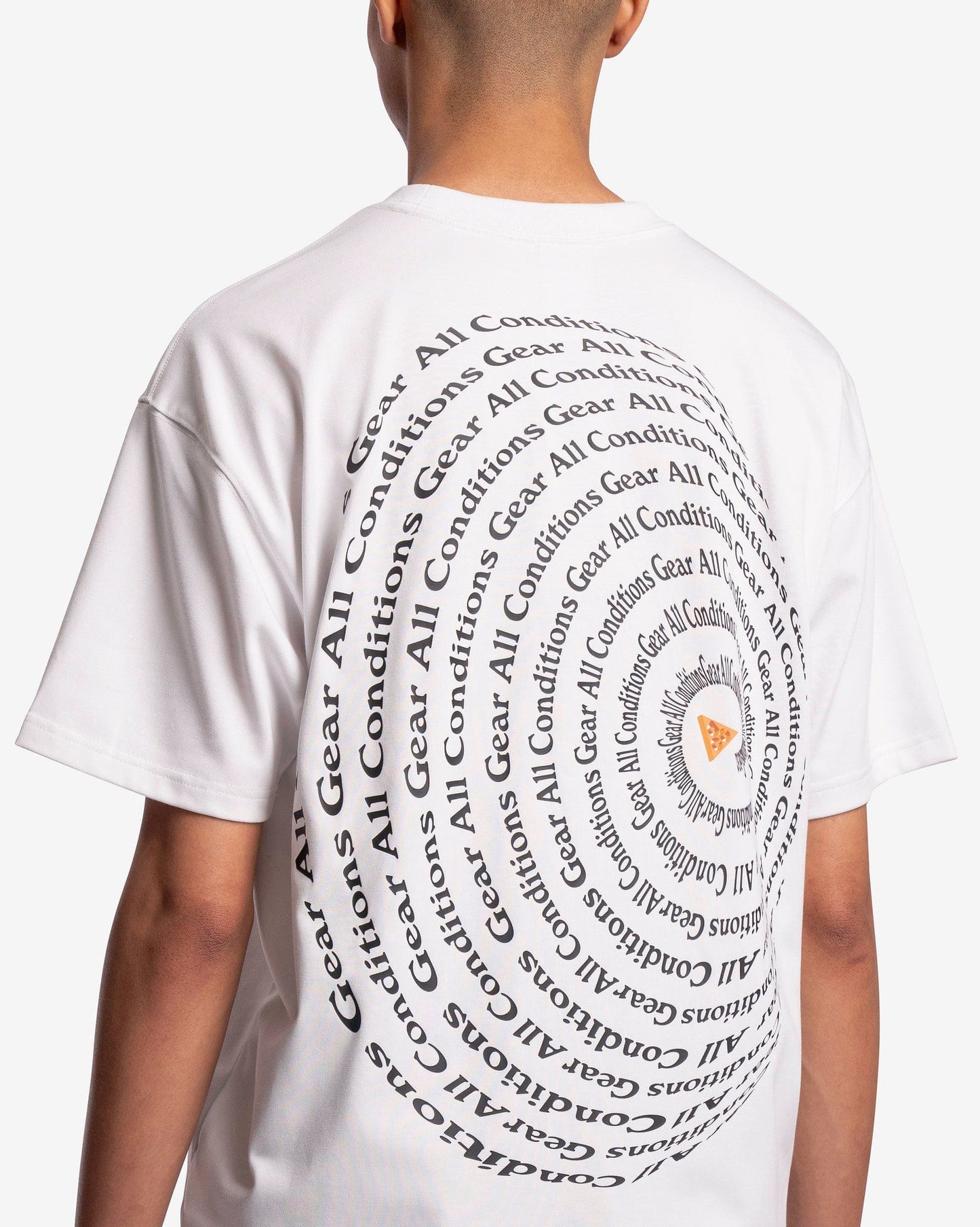 Nike Men's Shirts ACG Spiral Logo T-Shirt in White