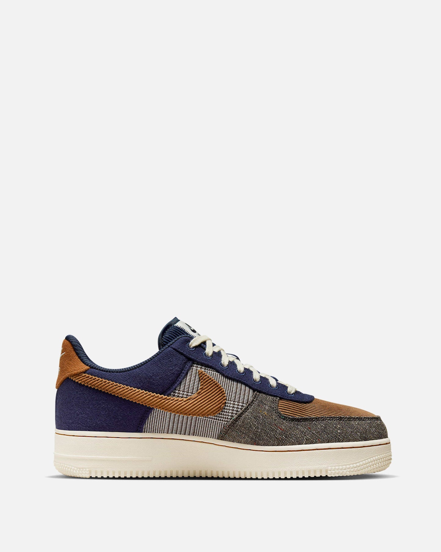 Nike Men's Shoes Air Force 1 '07 PRM 'Midnight Navy/Ale Brown'