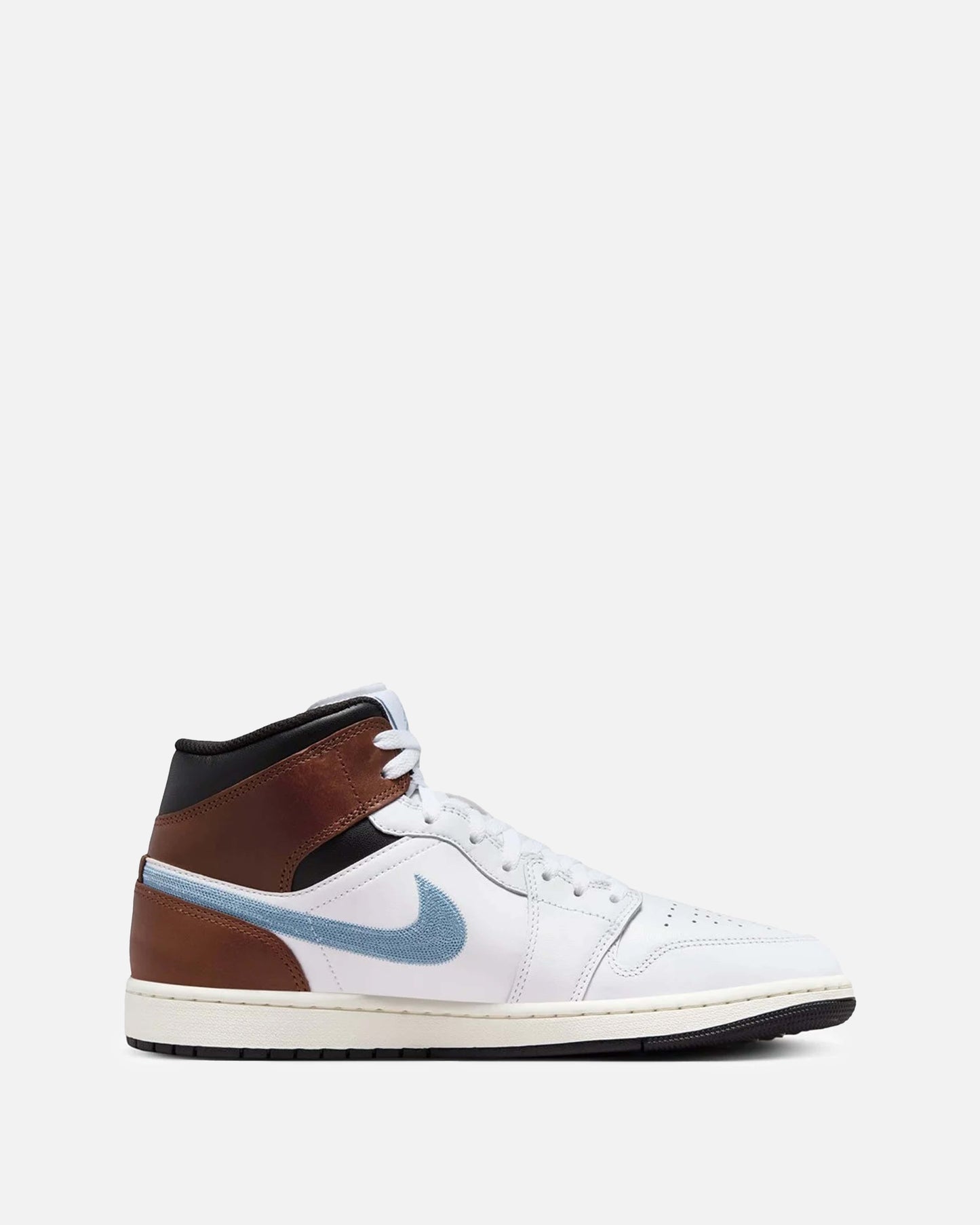 JORDAN Men's Sneakers Air Jordan 1 Mid SE 'White/Blue-Grey'