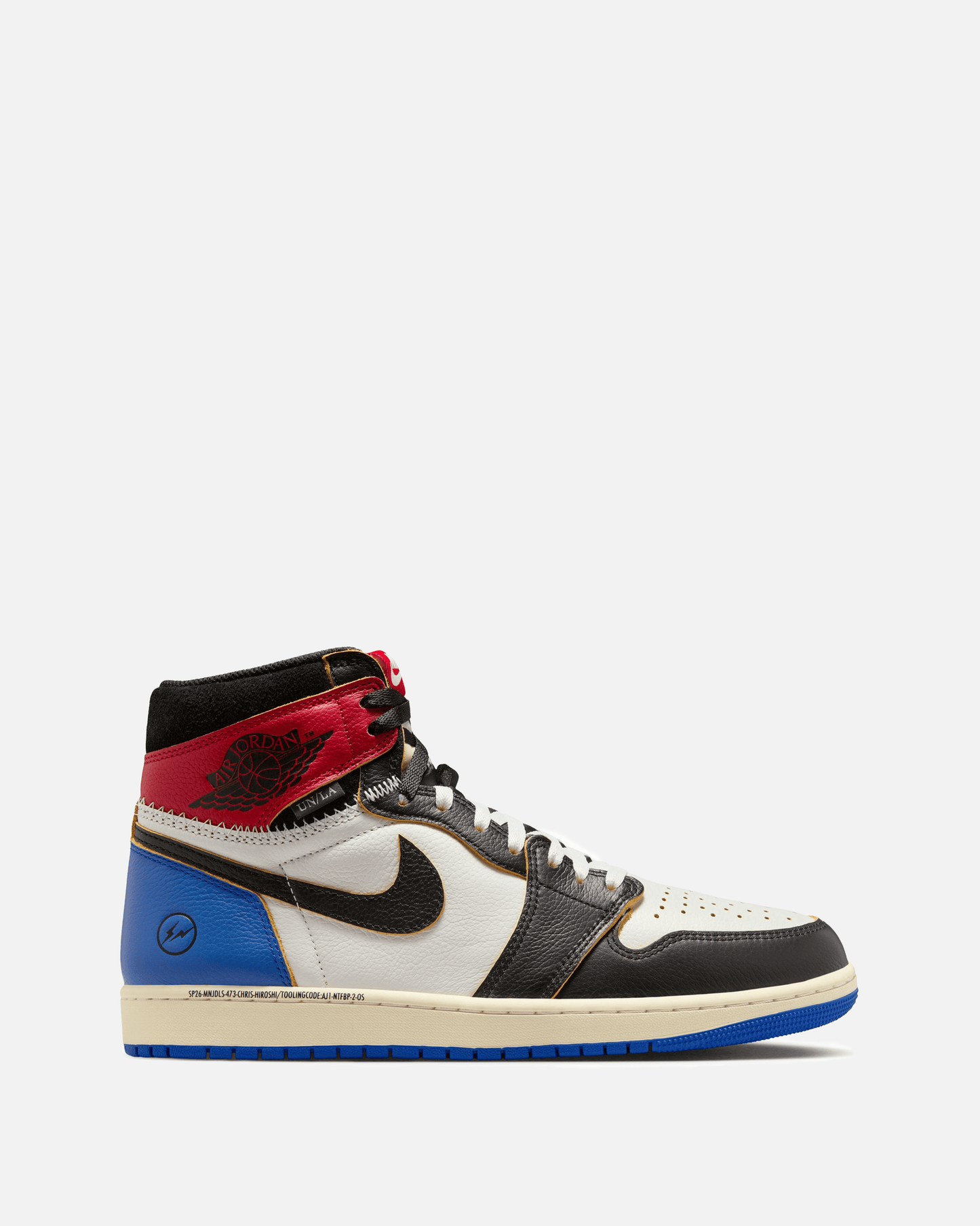 Jordan Men's Sneakers Air Jordan 1 x Union x Fragment 'Black/Varsity Red'