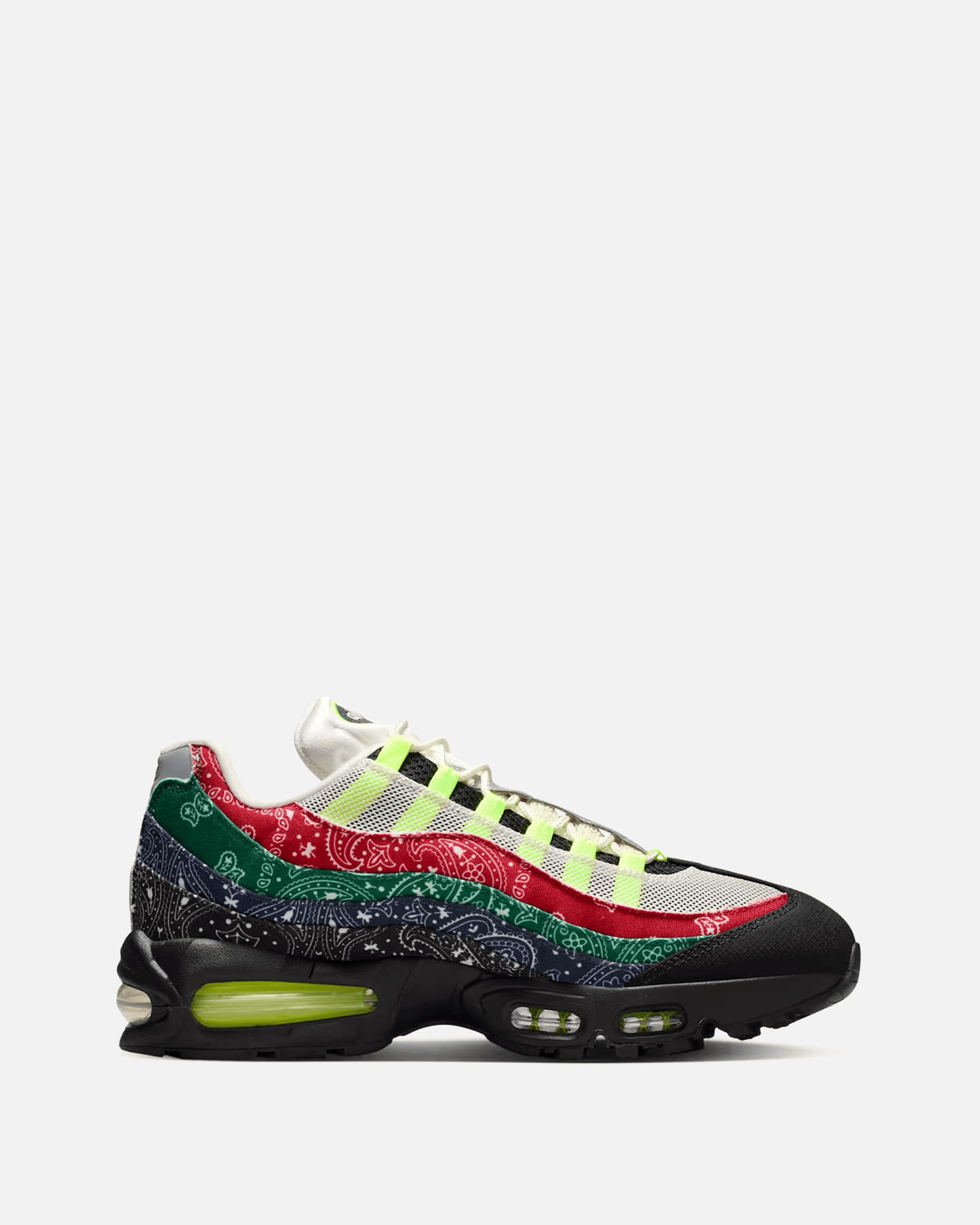 Nike Men's Sneakers Air Max 95 Big Bubble 'Paisley Neon'