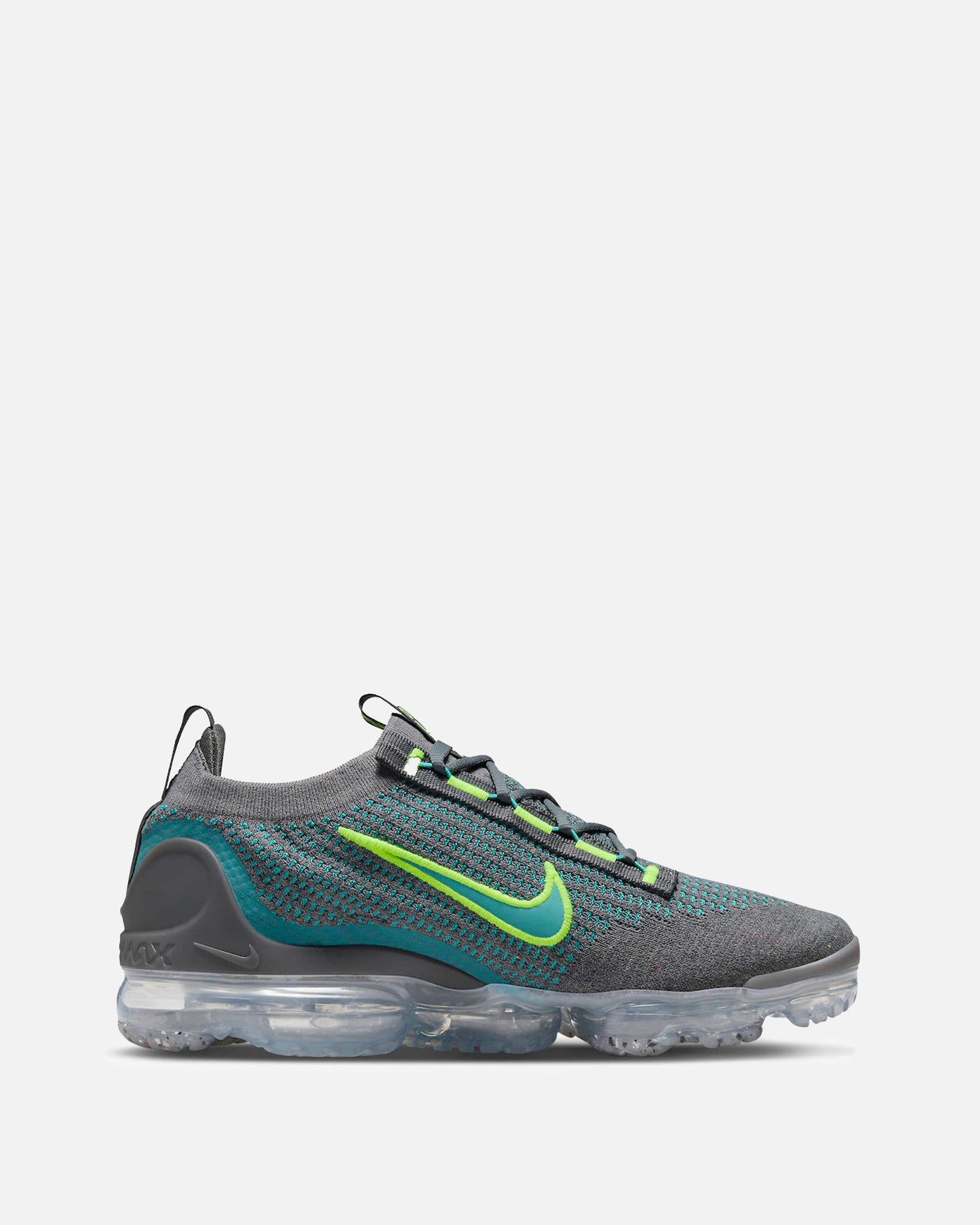 Nike Men's Sneakers Air VaporMax 2021 Flyknit 'Grey/Teal'