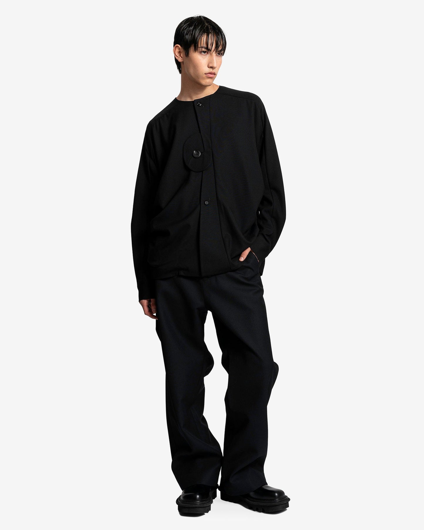 pet-tree-kor Men's Shirts Alfalfa Shirt in Black