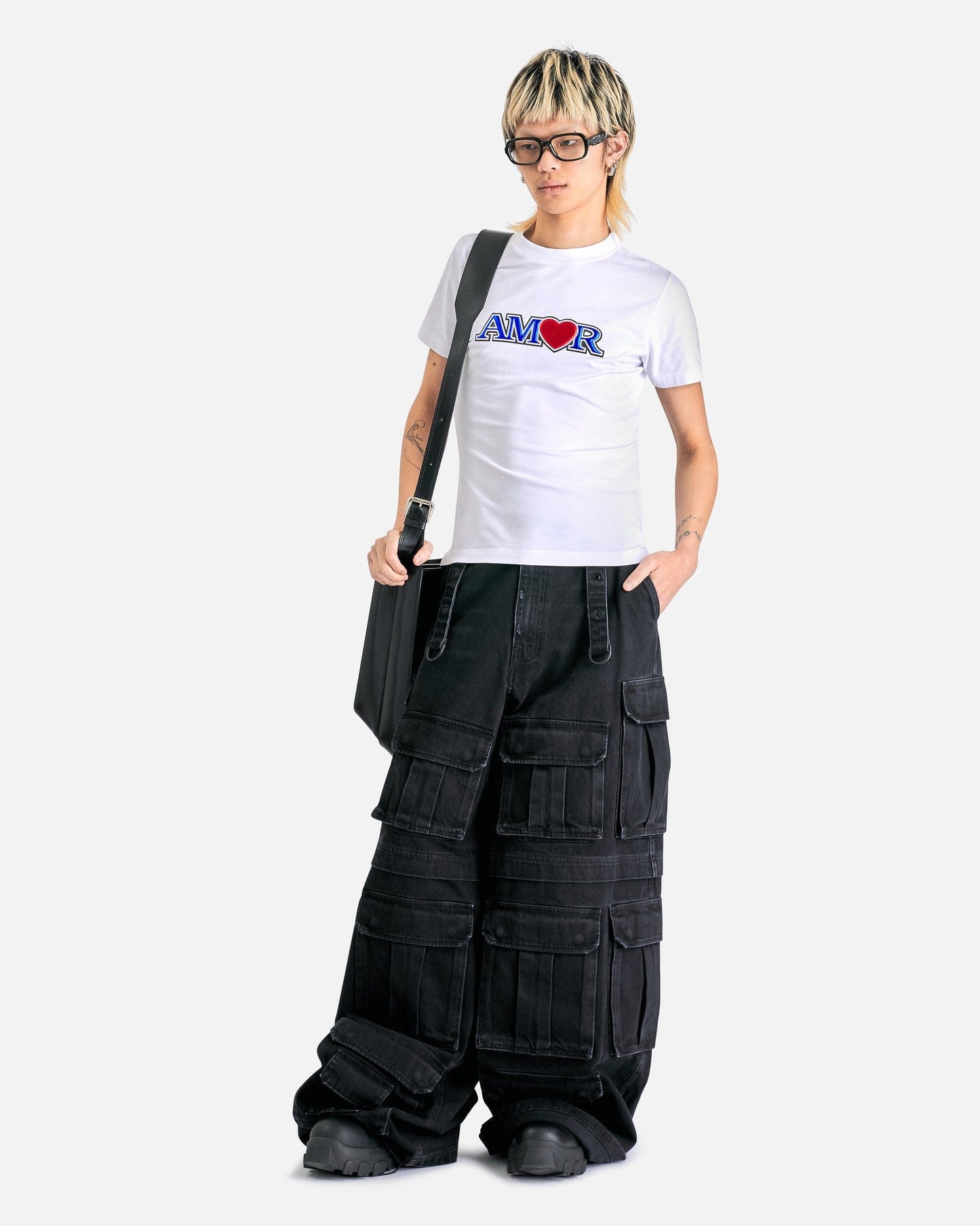 VETEMENTS Women T-Shirts Amor Fitted T-Shirt in White