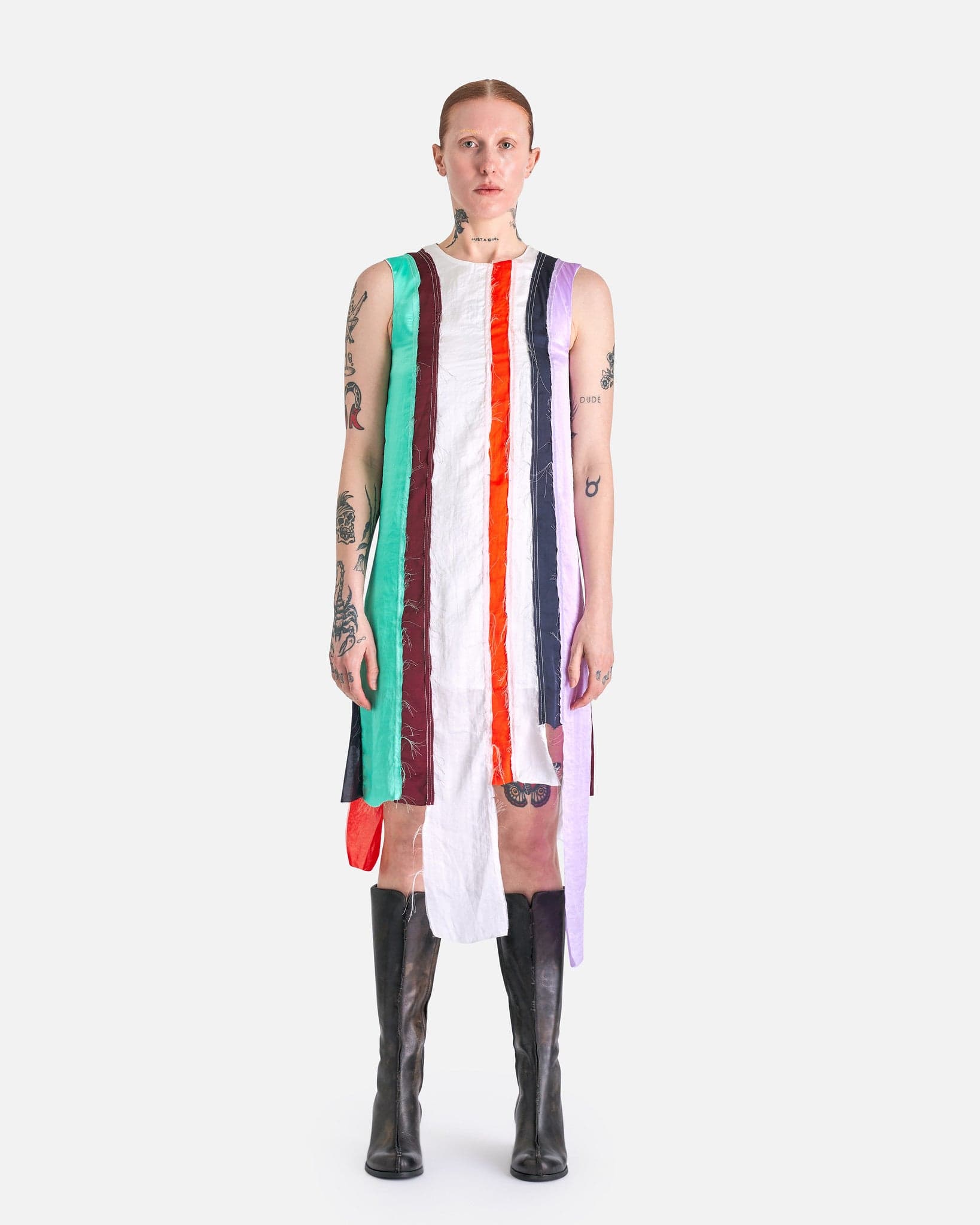 ASYMMETRY MINI DRESS