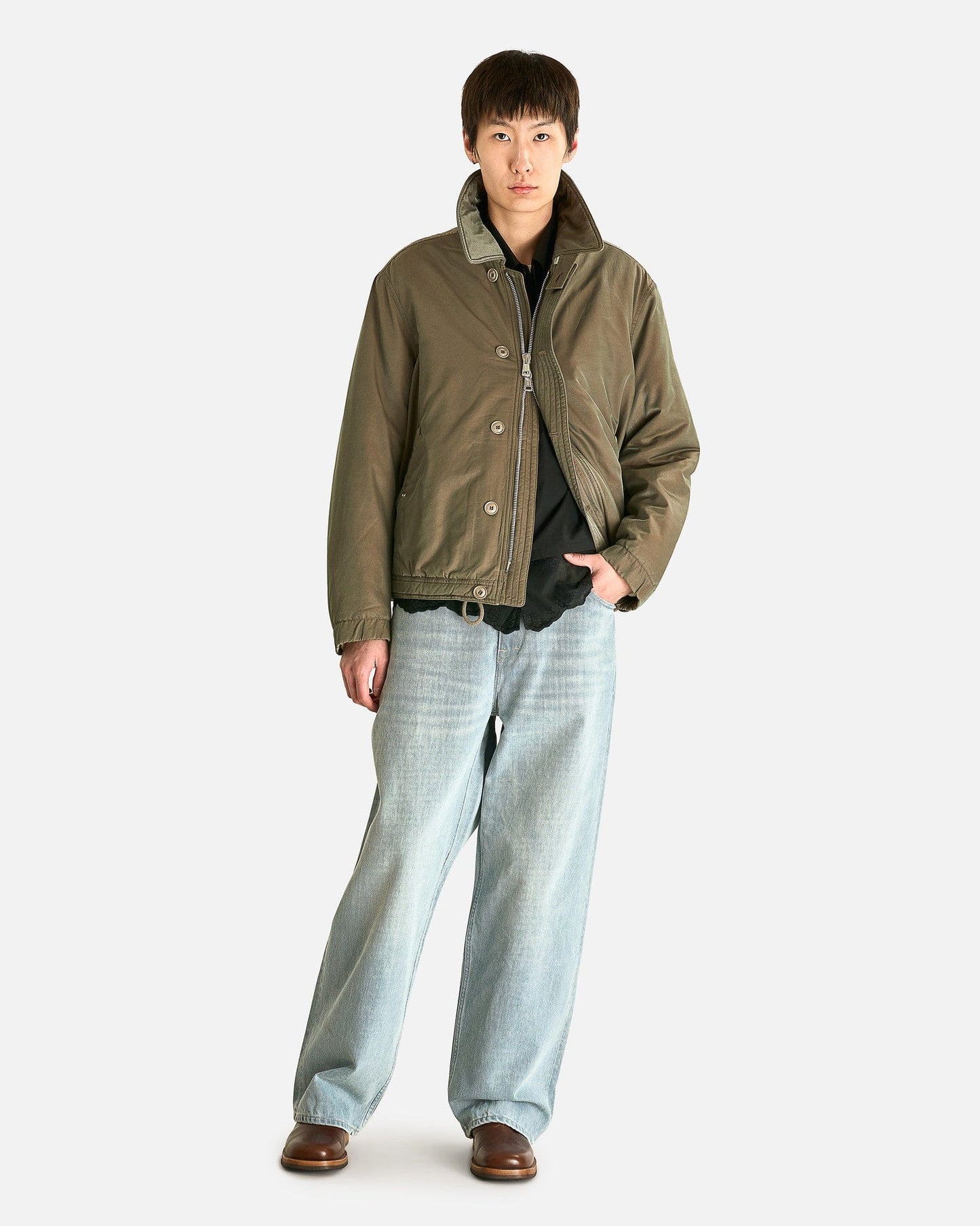 Our Legacy Men's Jackets Auto Jacket in Taupe