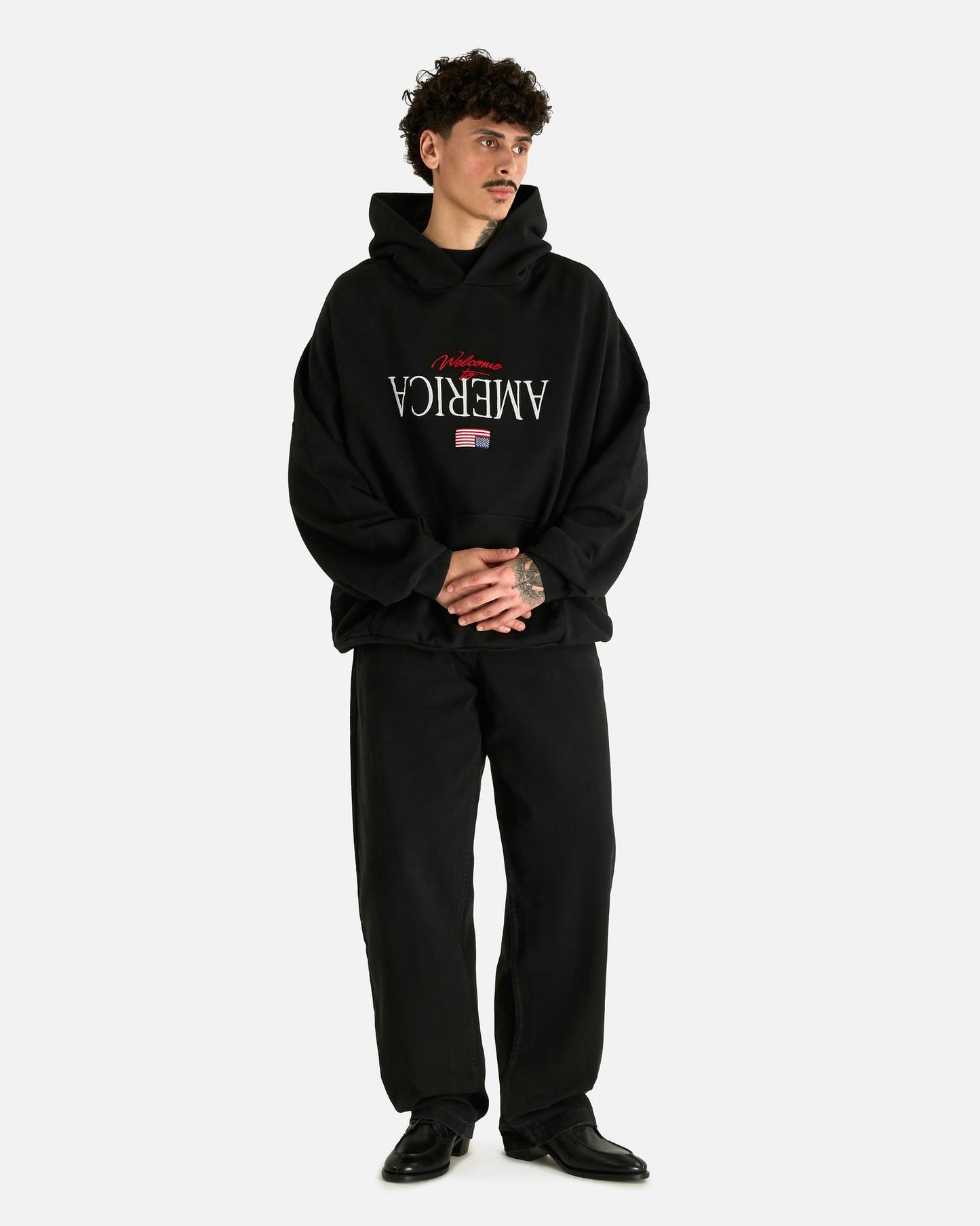 Willy Chavarria Men's Jeans Bad Boy Jeans in Black