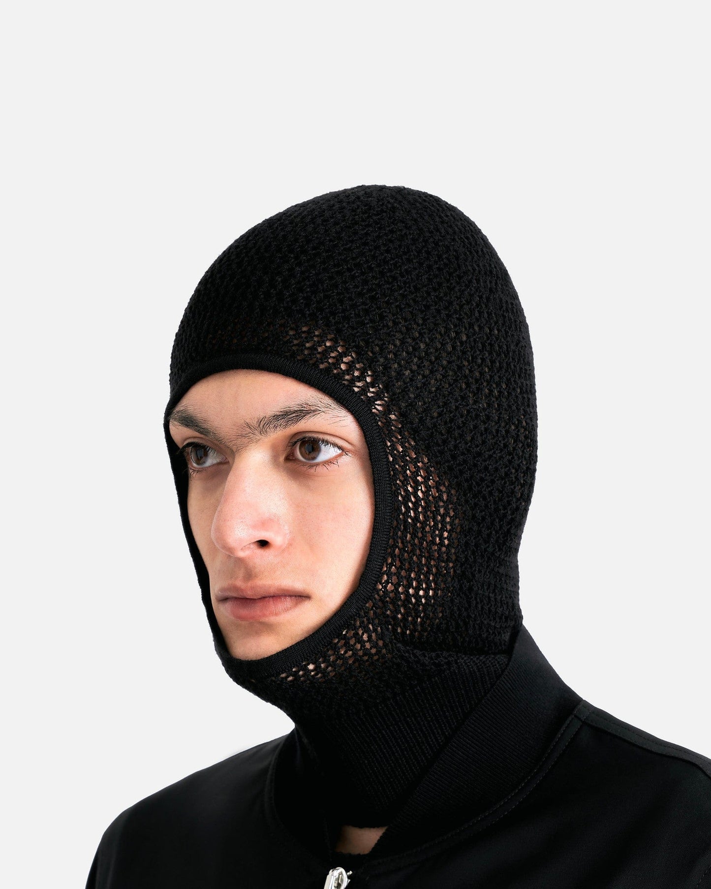 Rick Owens Men's Hats OS Balaclava in Black