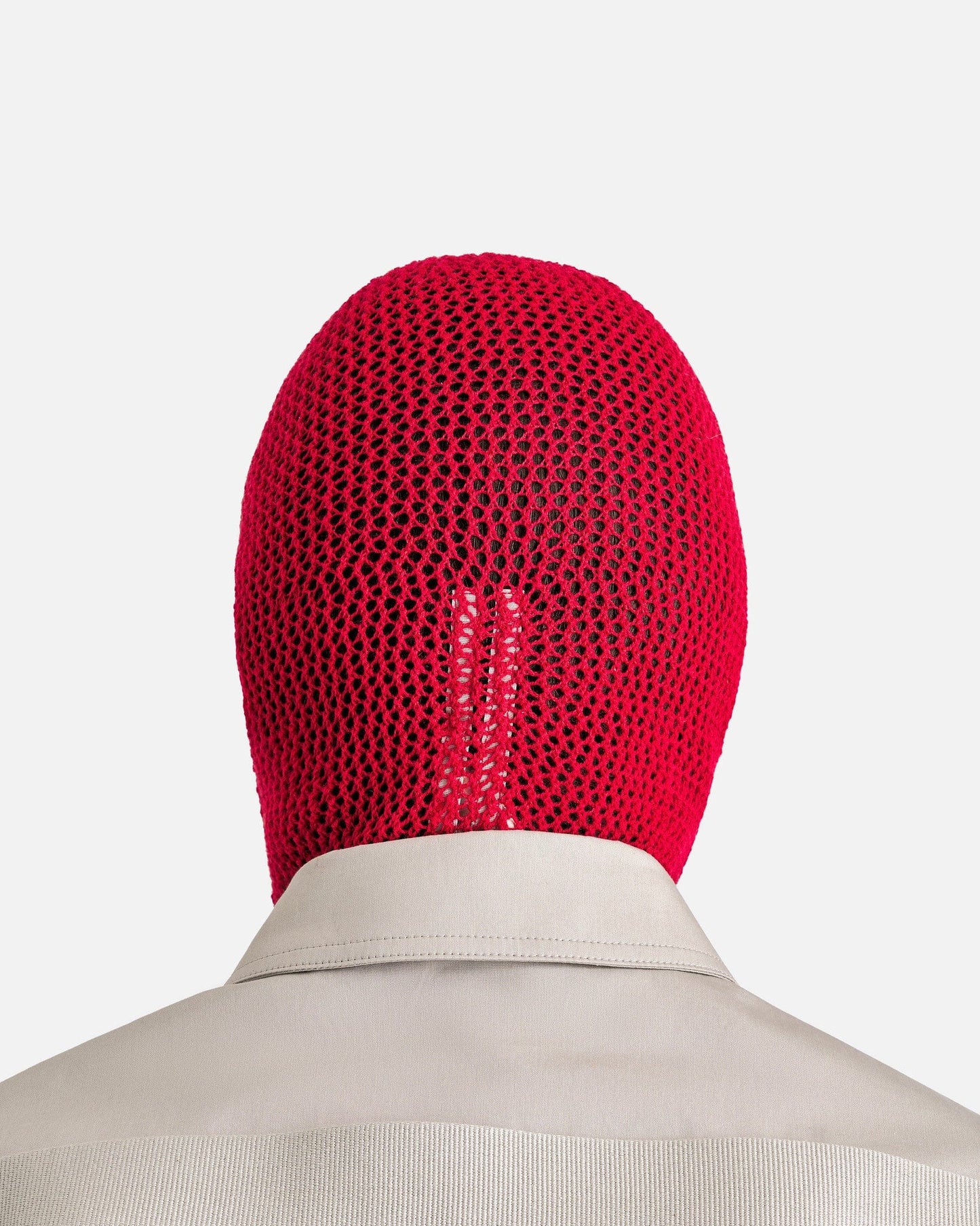 Rick Owens Men's Hats OS Balaclava in Cardinal Red