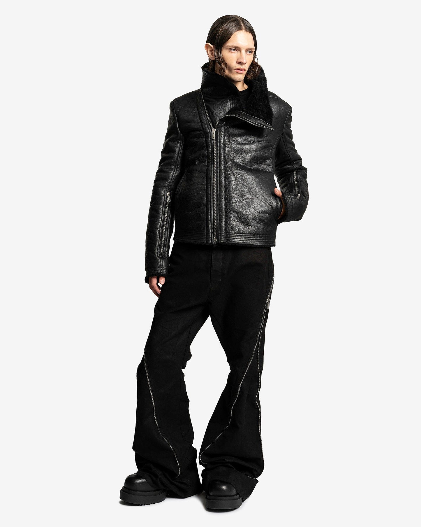Rick Owens Men's Jackets Bauhaus Jacket in Black