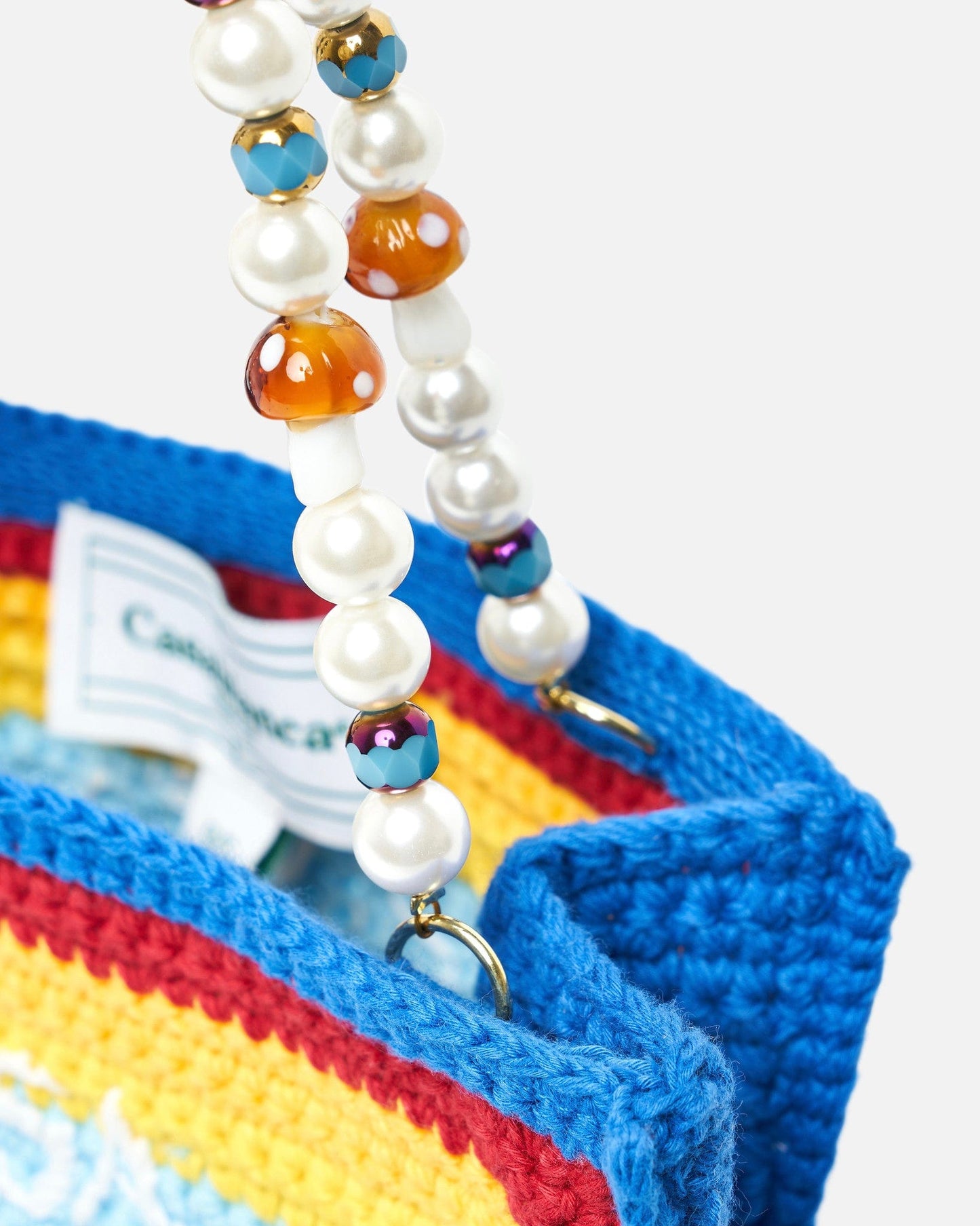 Casablanca Women Bags Beaded Crochet Tennis Bag in Multi