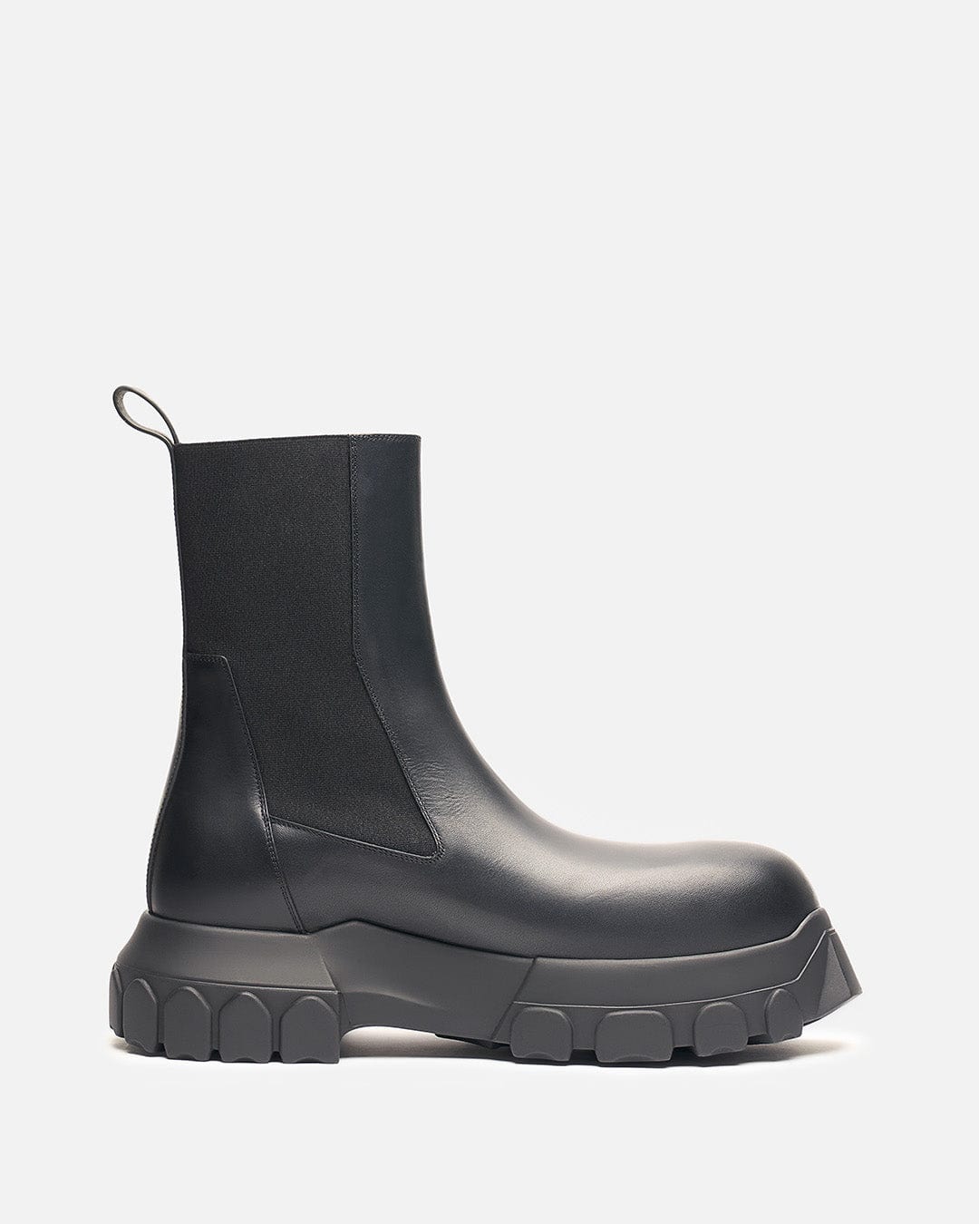Rick Owens Men's Boots Beatle Bozo Tractor in Black/Black
