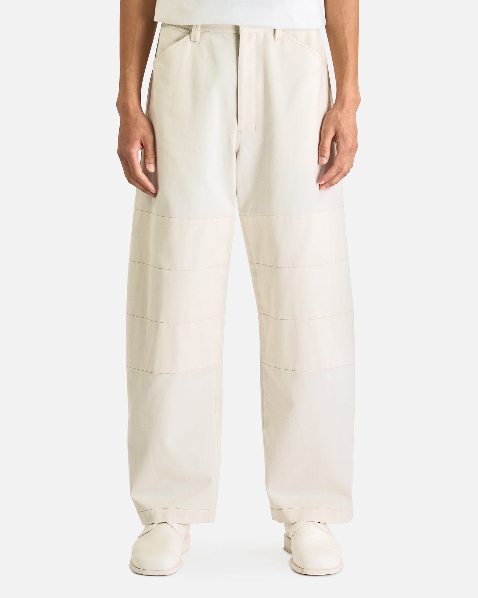 Big Work Pants in Creamy White – SVRN Big Work Pants in Creamy White – SVRN