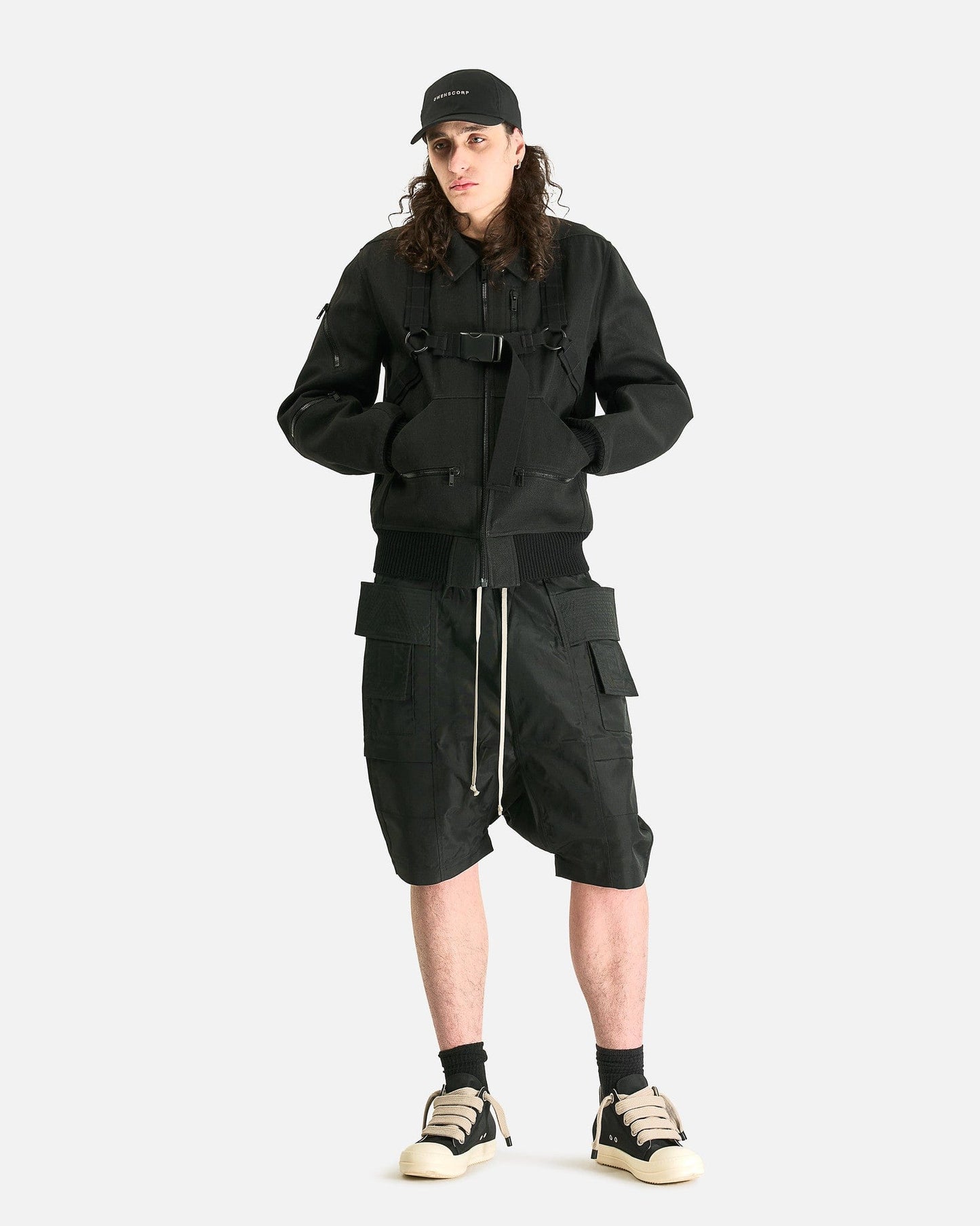 Rick Owens Men's Jackets Blixa Bomber in Black