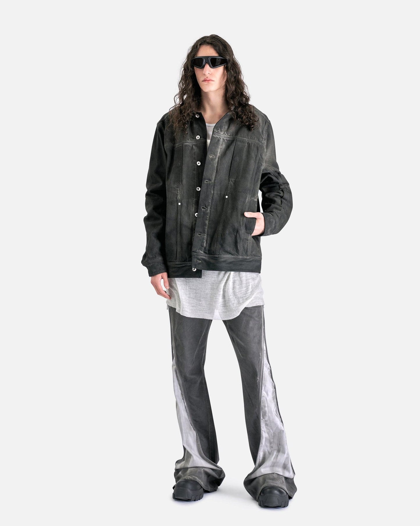 Rick Owens DRKSHDW Men's Pants Bolan Banana in Dark Dust