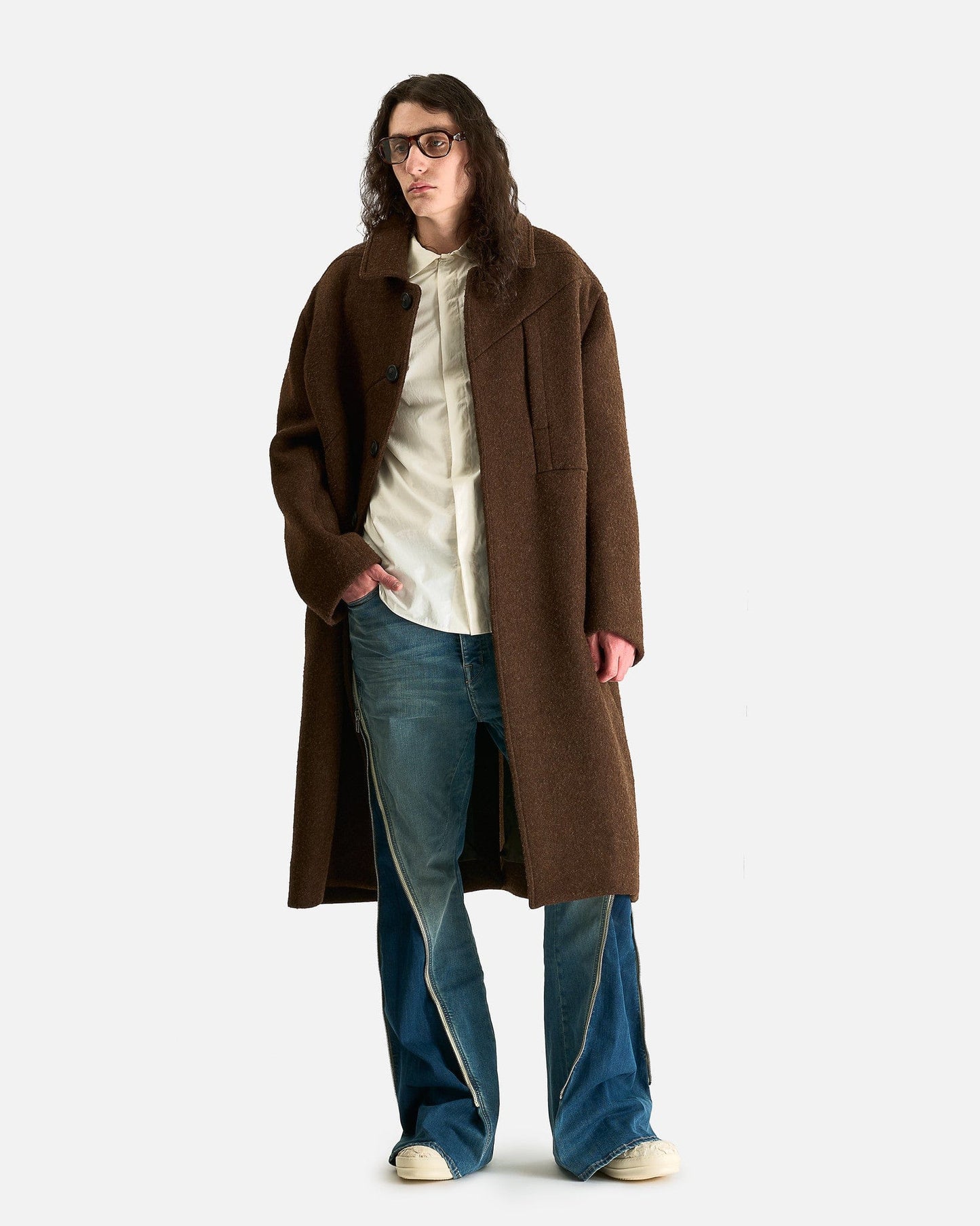 Rick Owens DRKSHDW Men's Pants Bolan Banana in Washed Indigo