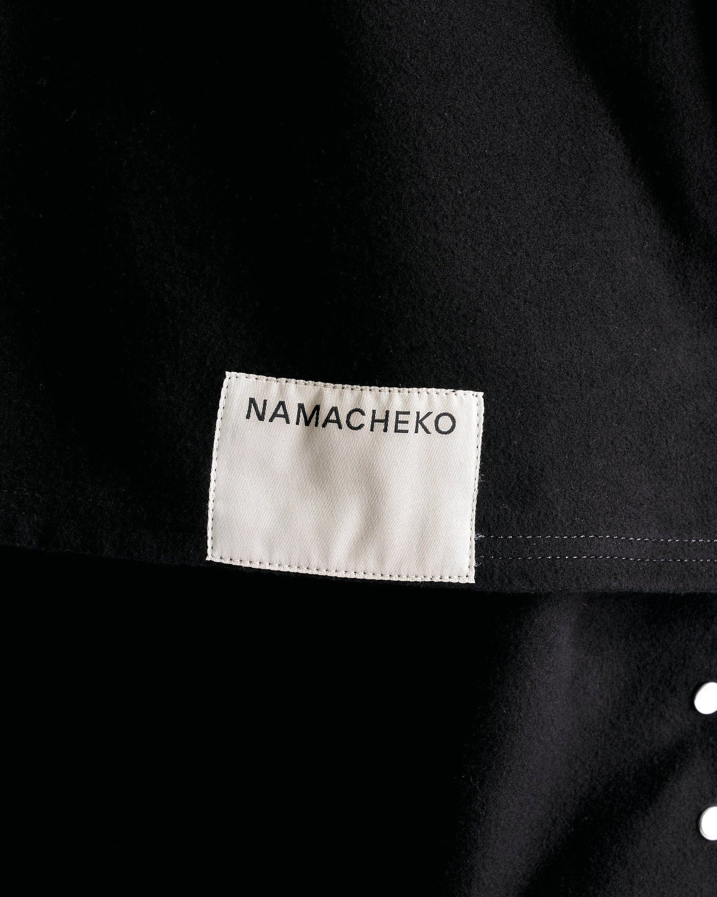 NAMACHEKO Men's Jackets Braided Yoke Jacket in Black