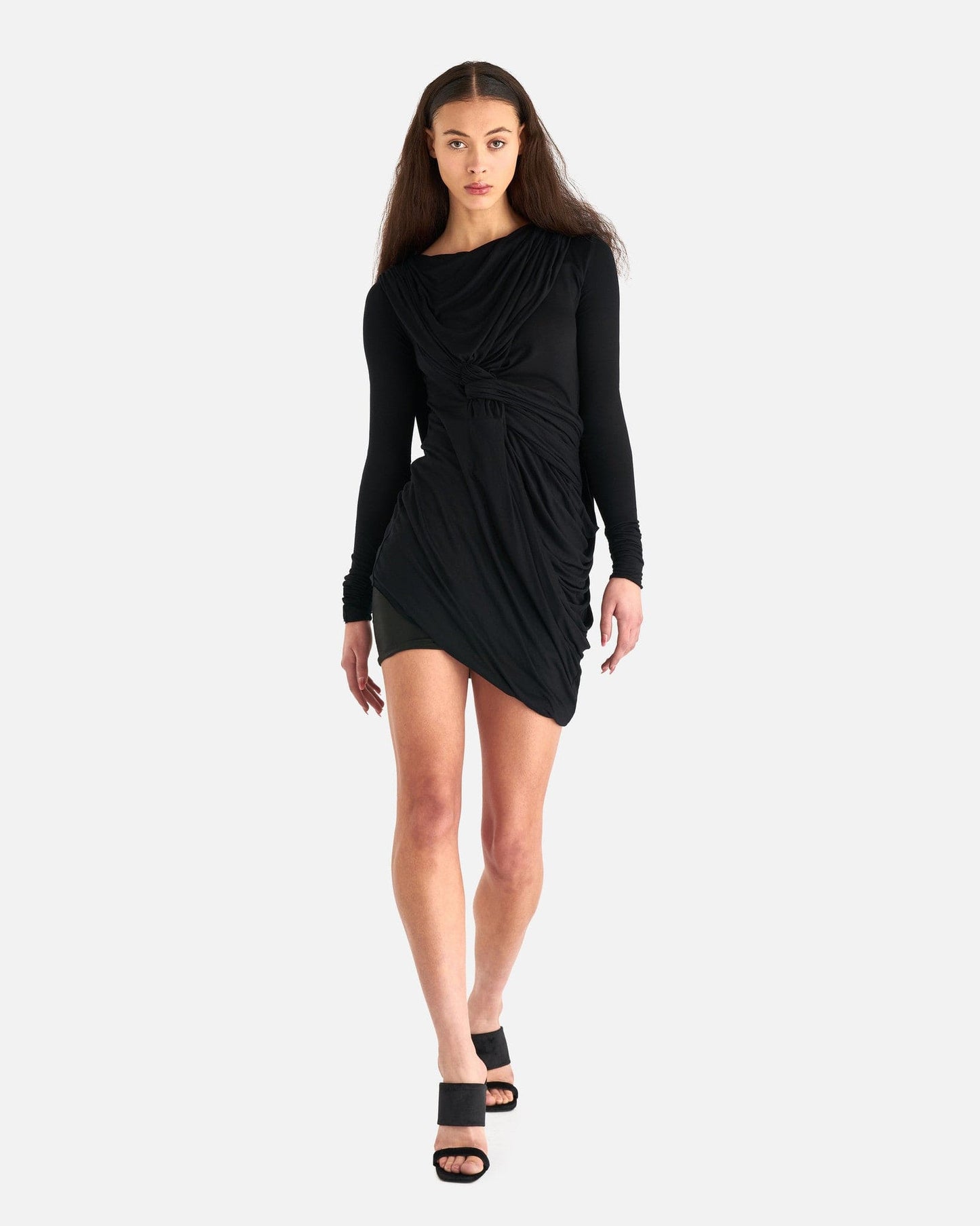 Rick Owens Lilies Women T-Shirts Branch Top in Black