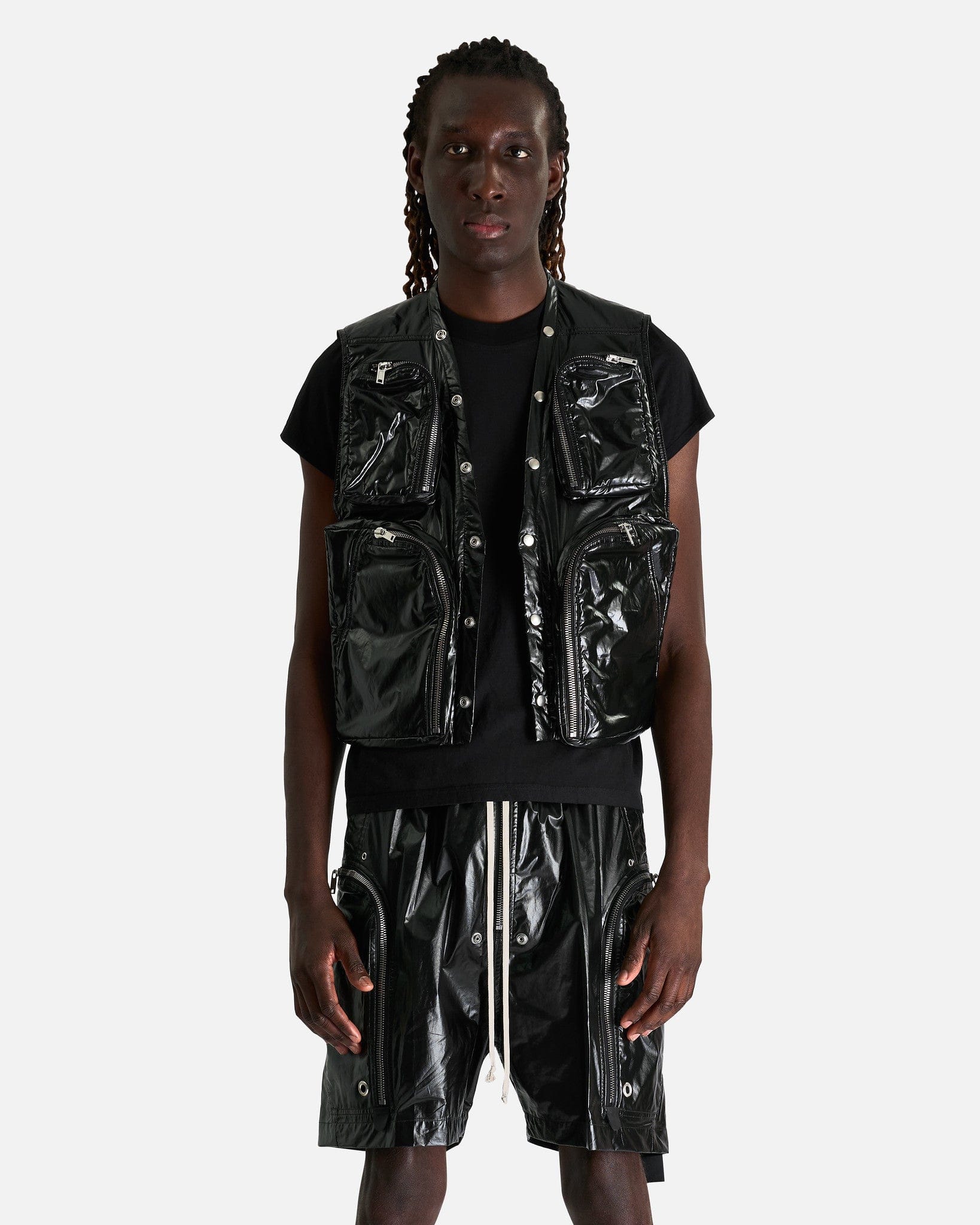 Cargo Vest in Black – SVRN