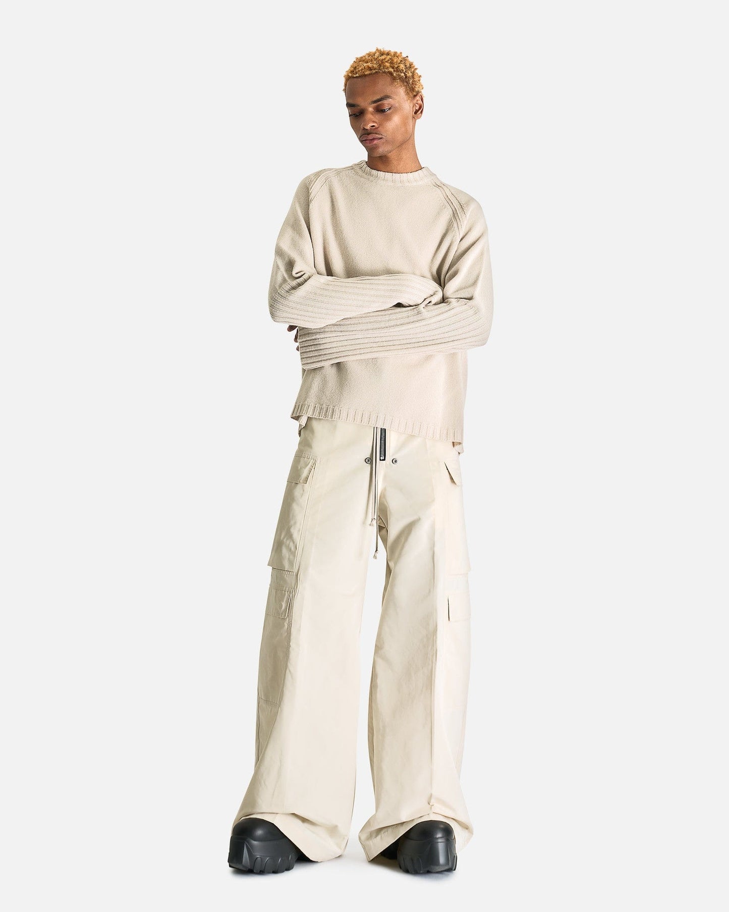 Rick Owens Men's Pants Cargobelas in Dinge