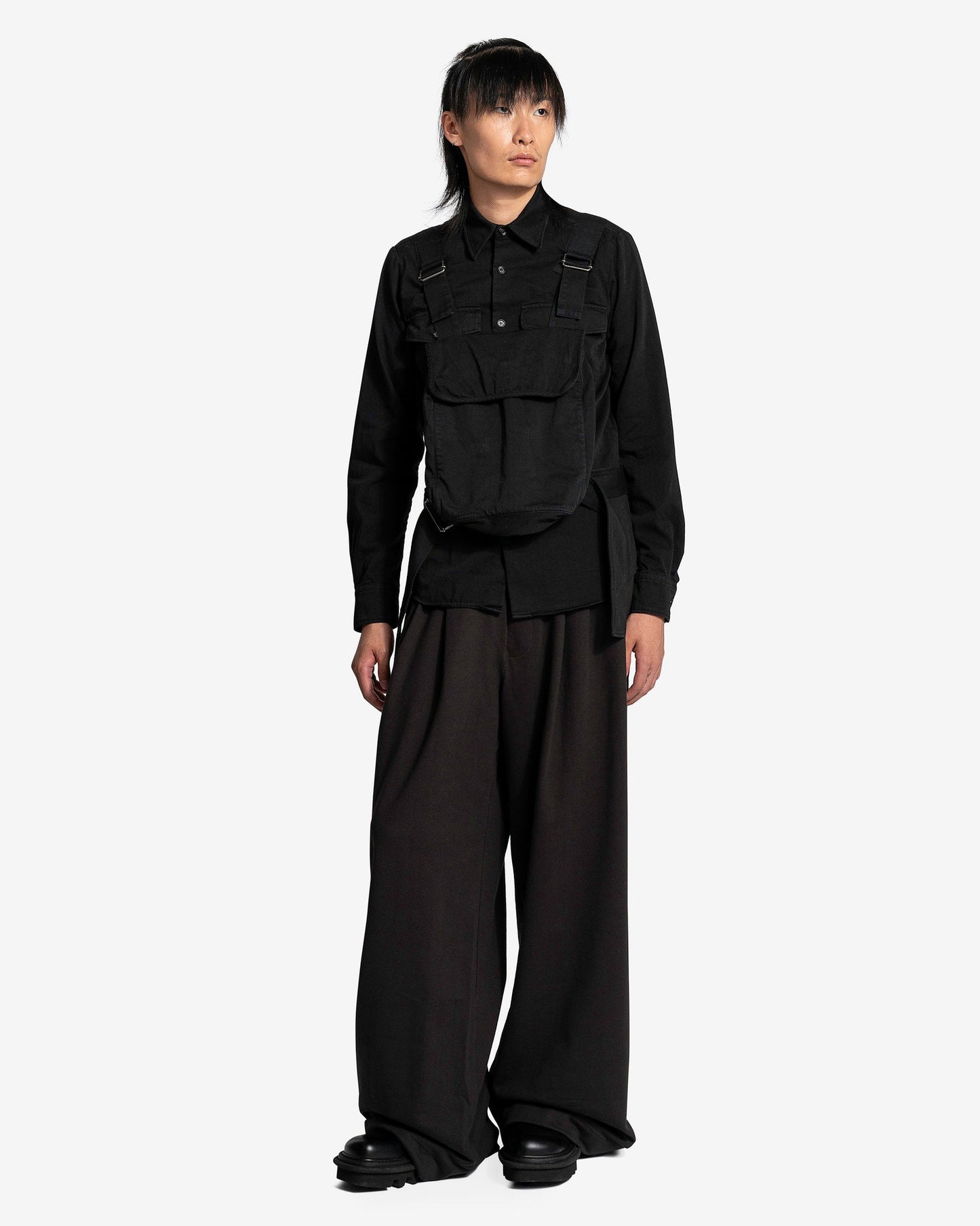 Dries Van Noten Men's Shirts Carlos Bis GD Shirt in Black