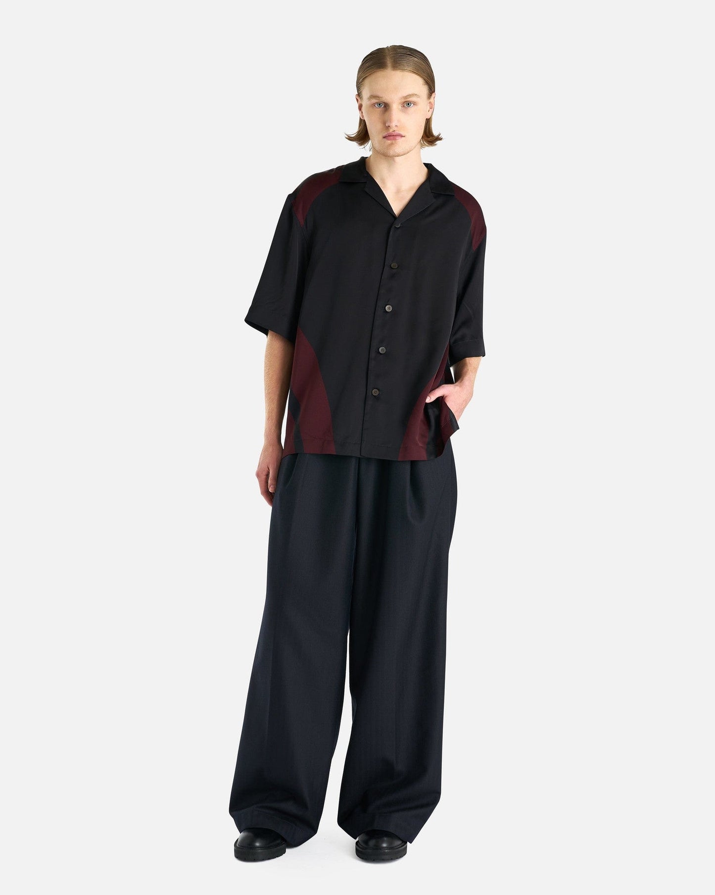 Dries Van Noten Men's Shirts Cassi Shirt in Black