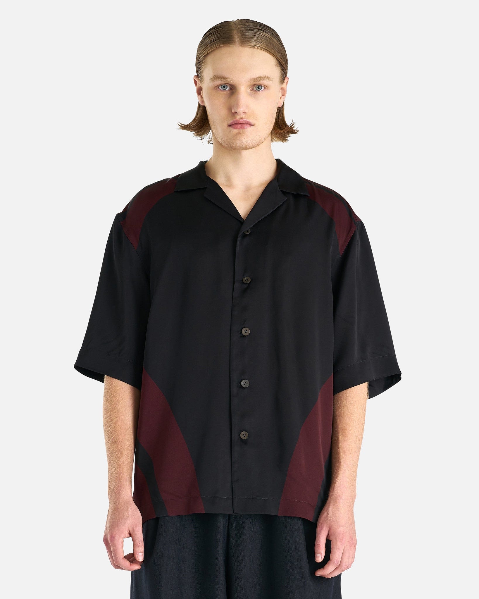 【傑作】dries van noven 23ss シャツ Cassi Shirt in Black – SVRN