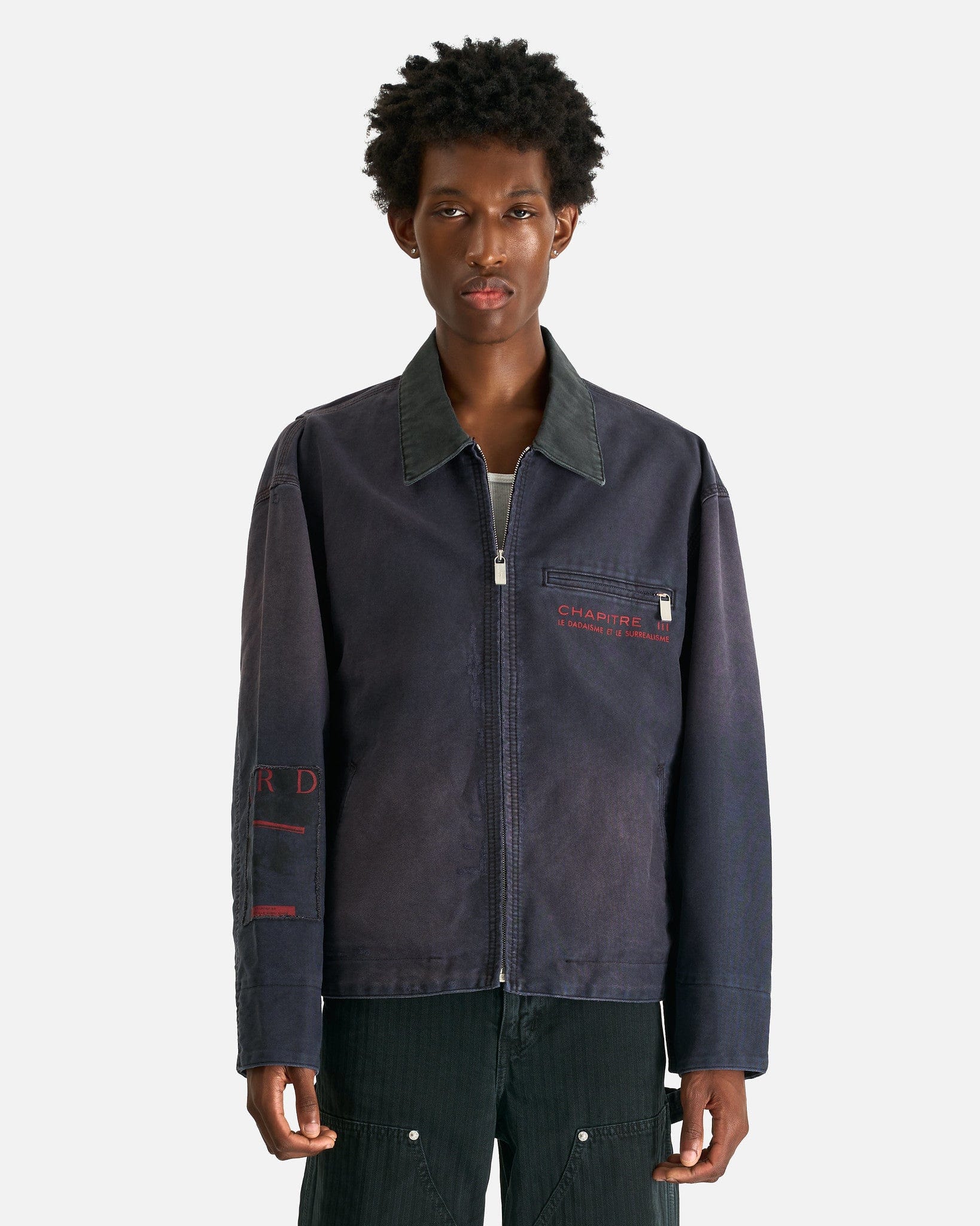 Enfants Riches Deprimes Men's Jackets Chapitre XXI Moleskin Work Jacket in Faded Purple