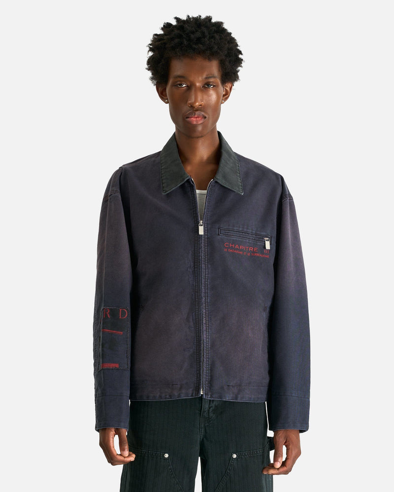 Enfants Riches Deprimes Men's Jackets Chapitre XXI Moleskin Work Jacket in Faded Purple