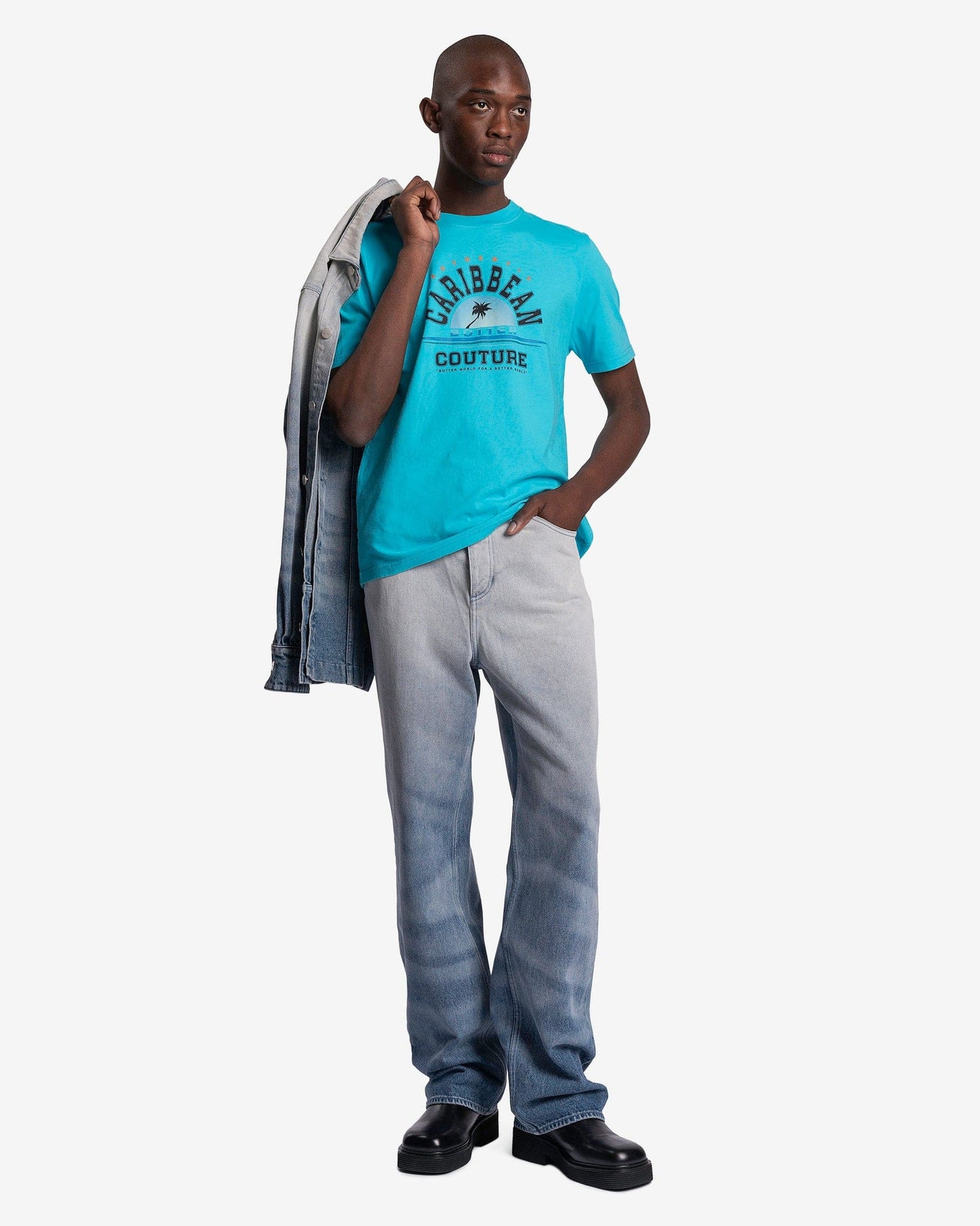 Botter Men's T-Shirts Classic Caribbean Couture T-Shirt in Botter Blue/College