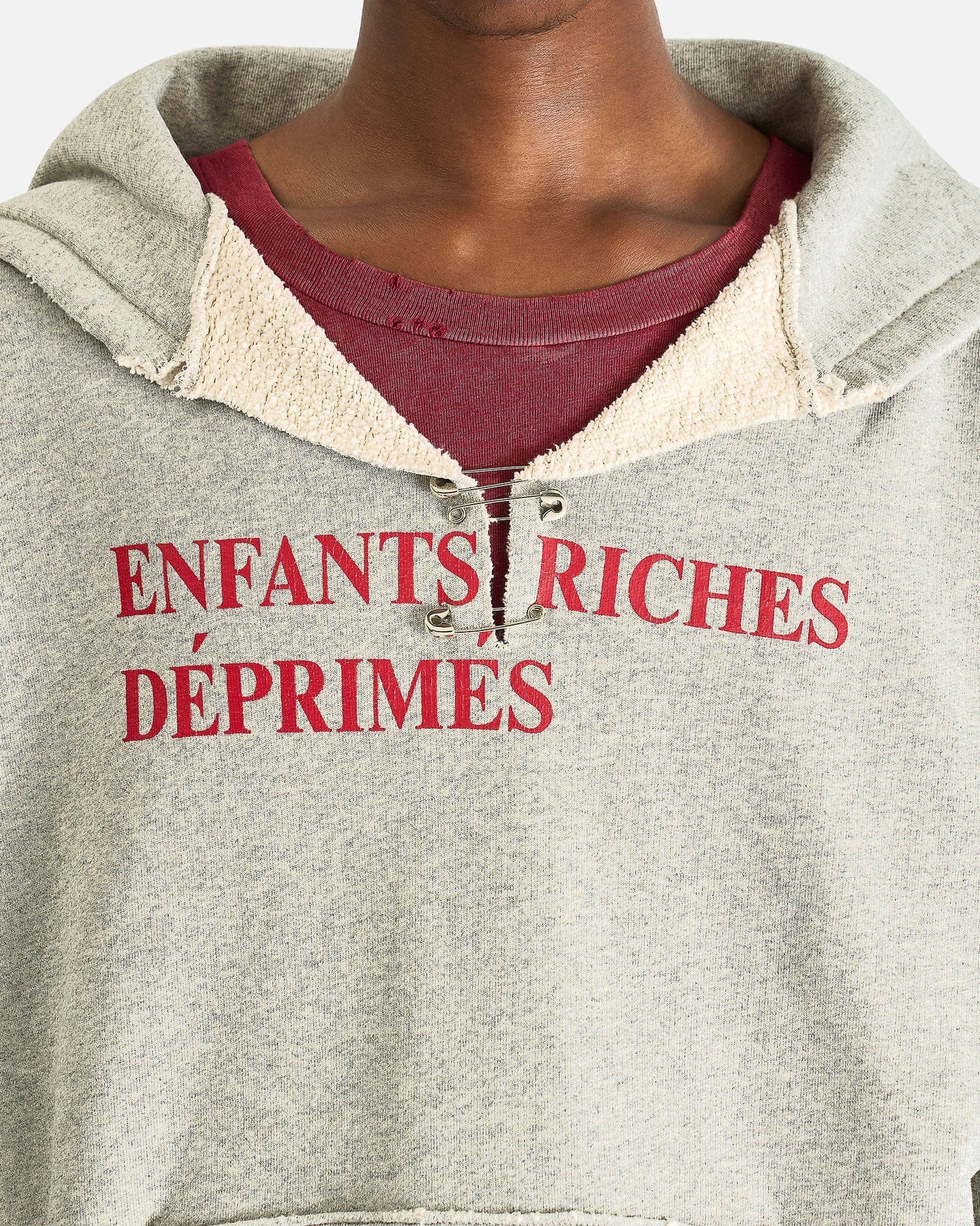 Enfants Riches Deprimes Men's Sweatshirts Classic Logo Hoodie in Heather Grey