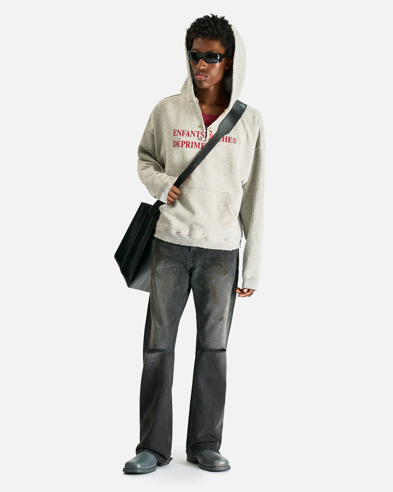 Enfants Riches Deprimes Men's Sweatshirts Classic Logo Hoodie in Heather Grey