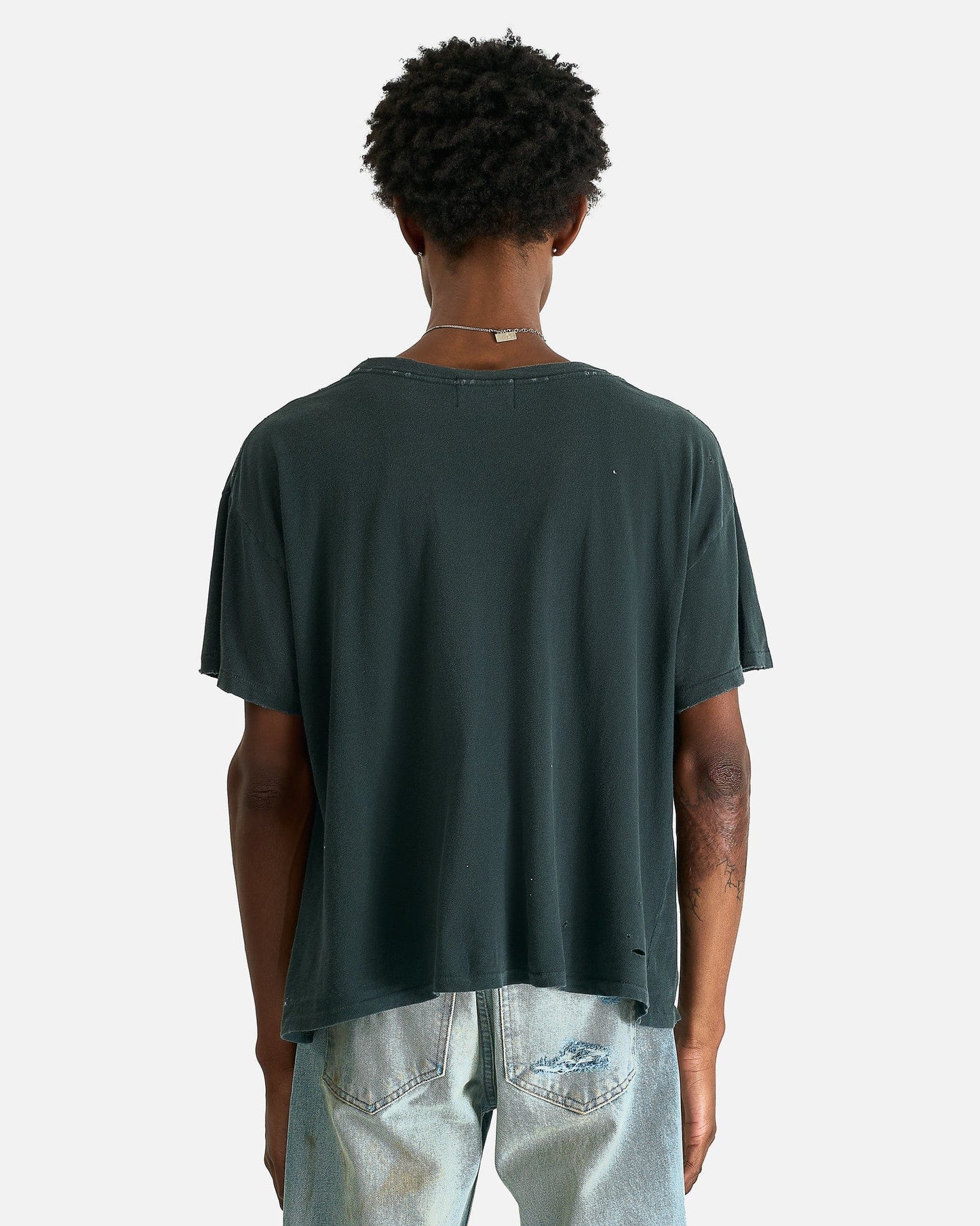 Enfants Riches Deprimes Men's T-Shirts Classic Logo T-Shirt in Damaged Black