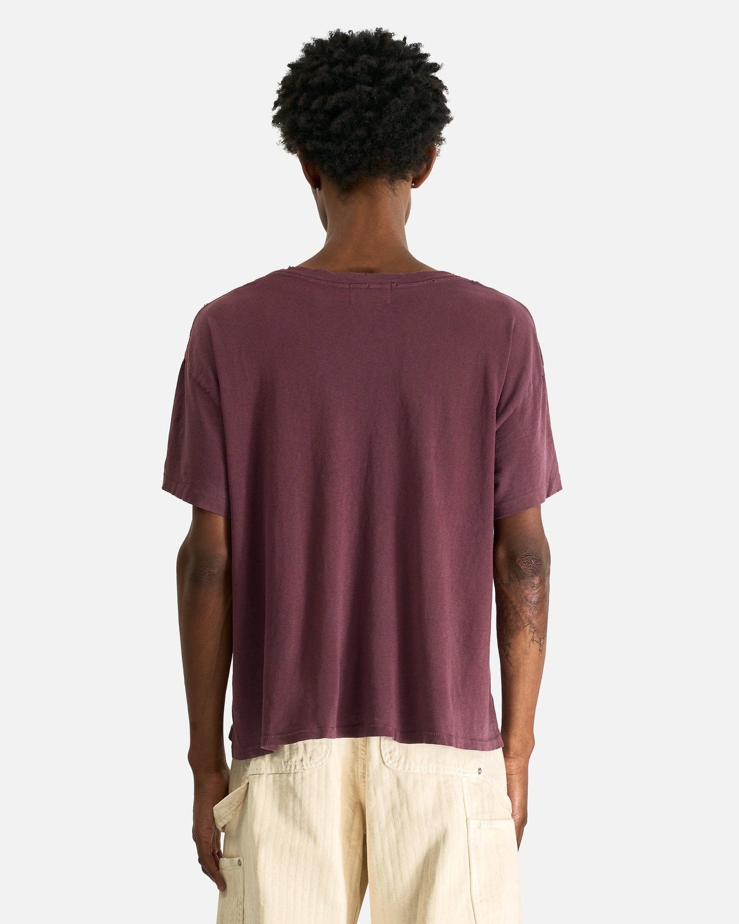 Enfants Riches Deprimes Men's T-Shirts Classic Logo T-Shirt in Mud Red