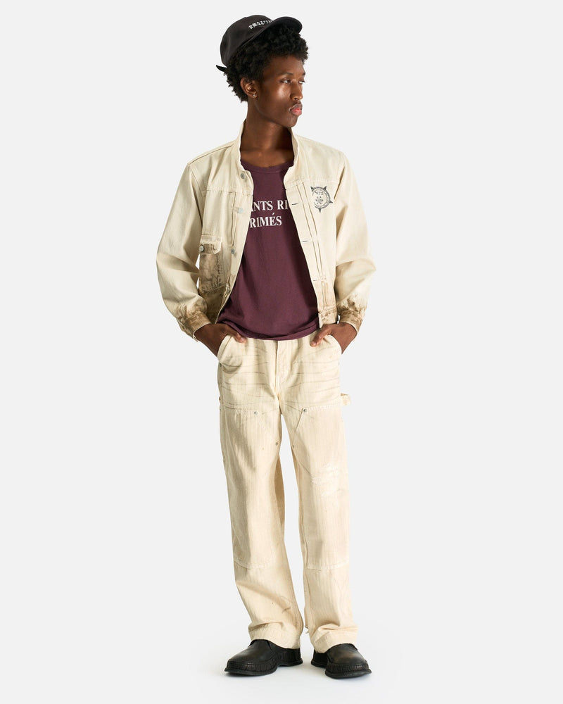 Enfants Riches Deprimes Men's T-Shirts Classic Logo T-Shirt in Mud Red