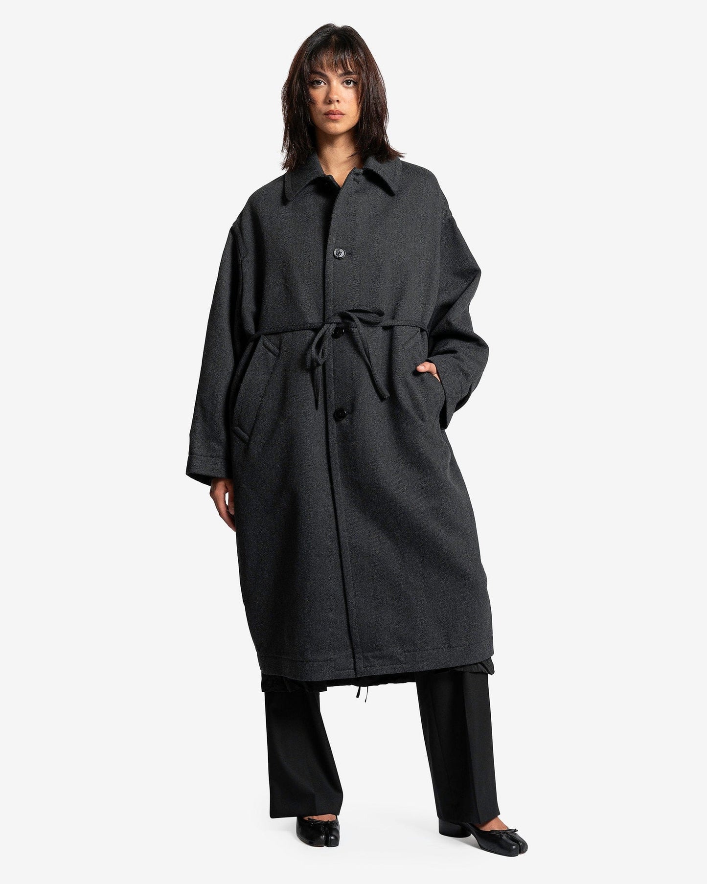 MM6 Maison Margiela Women Jackets Coat in Black