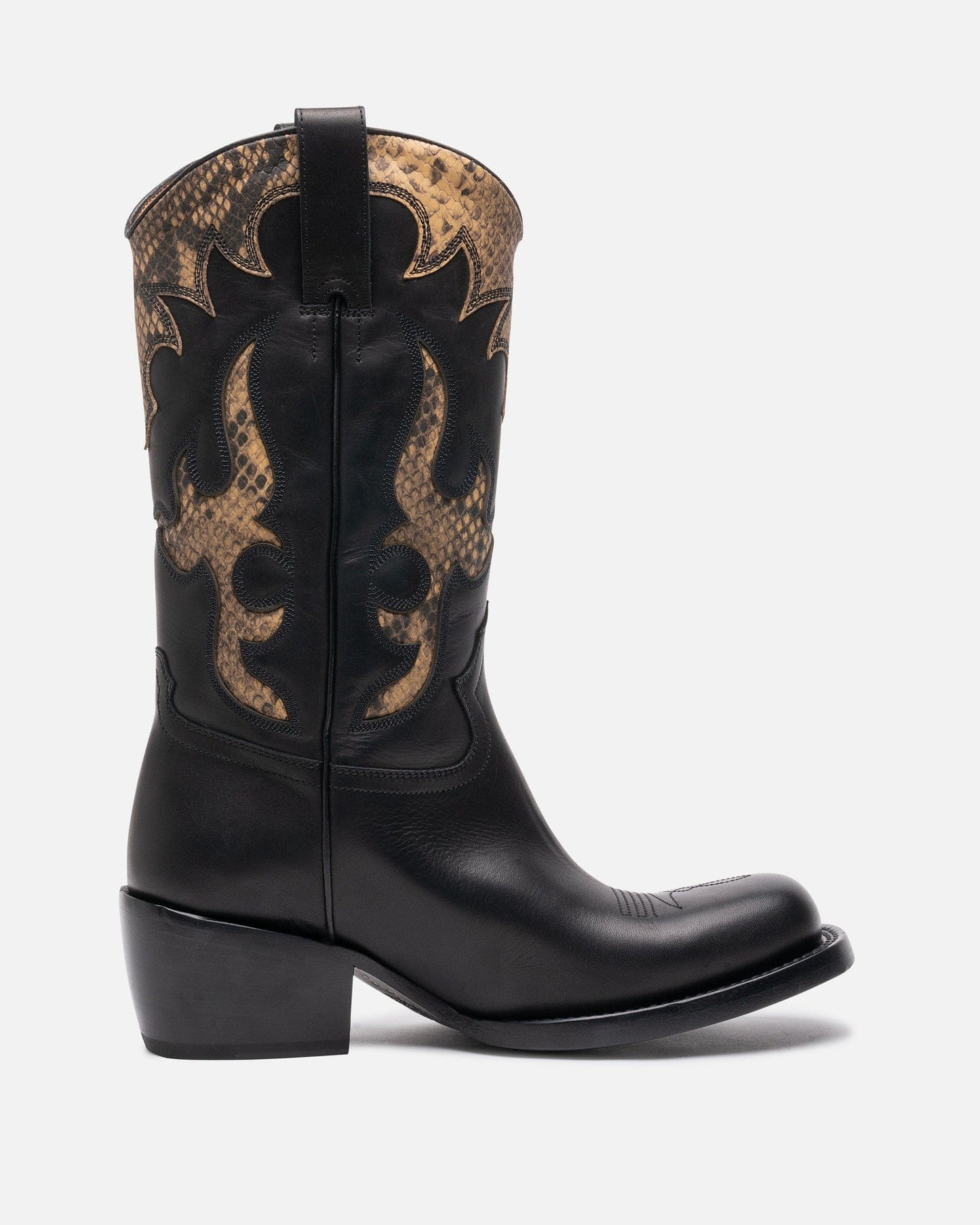 Dries Van Noten Men's Boots Cowboy Boot in Black