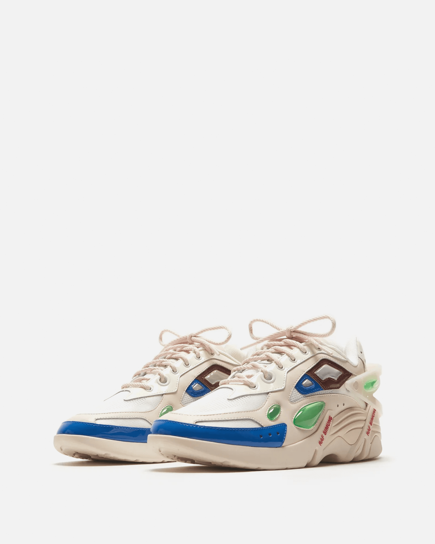 Raf Simons Men's Sneakers Cylon-21 Sneaker in Cream/Brown