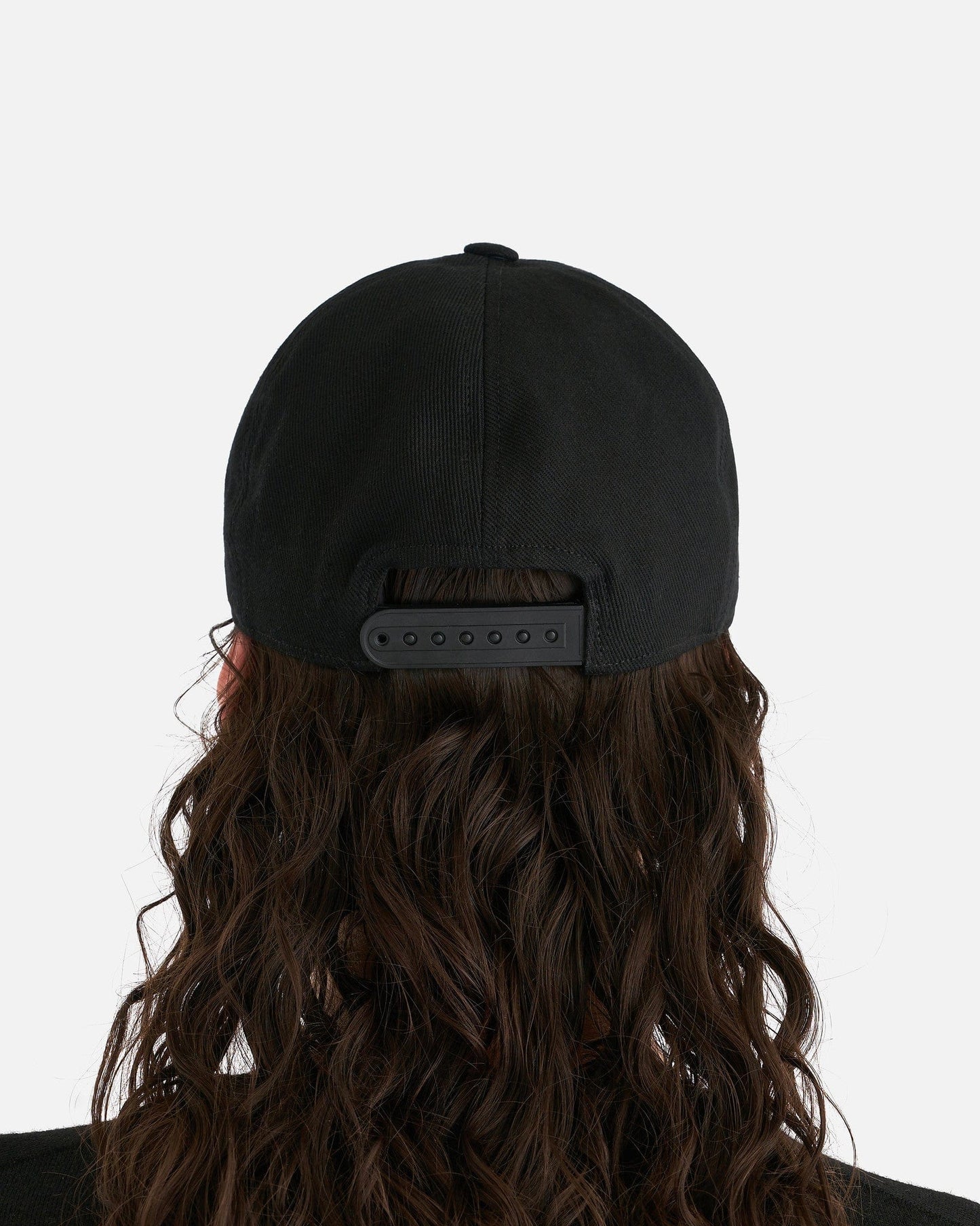 Rick Owens DRKSHDW Men's Hats Denim Baseball Cap in Black/Pearl