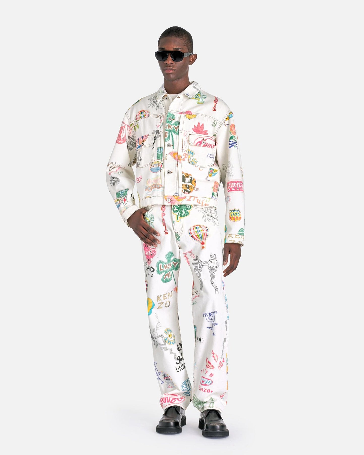 KENZO Men's Jackets Denim Jacket in Multi