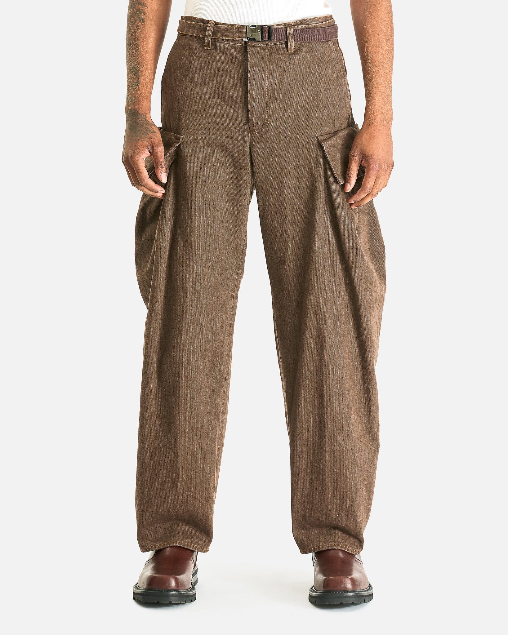 Denim Pants in Brown – SVRN