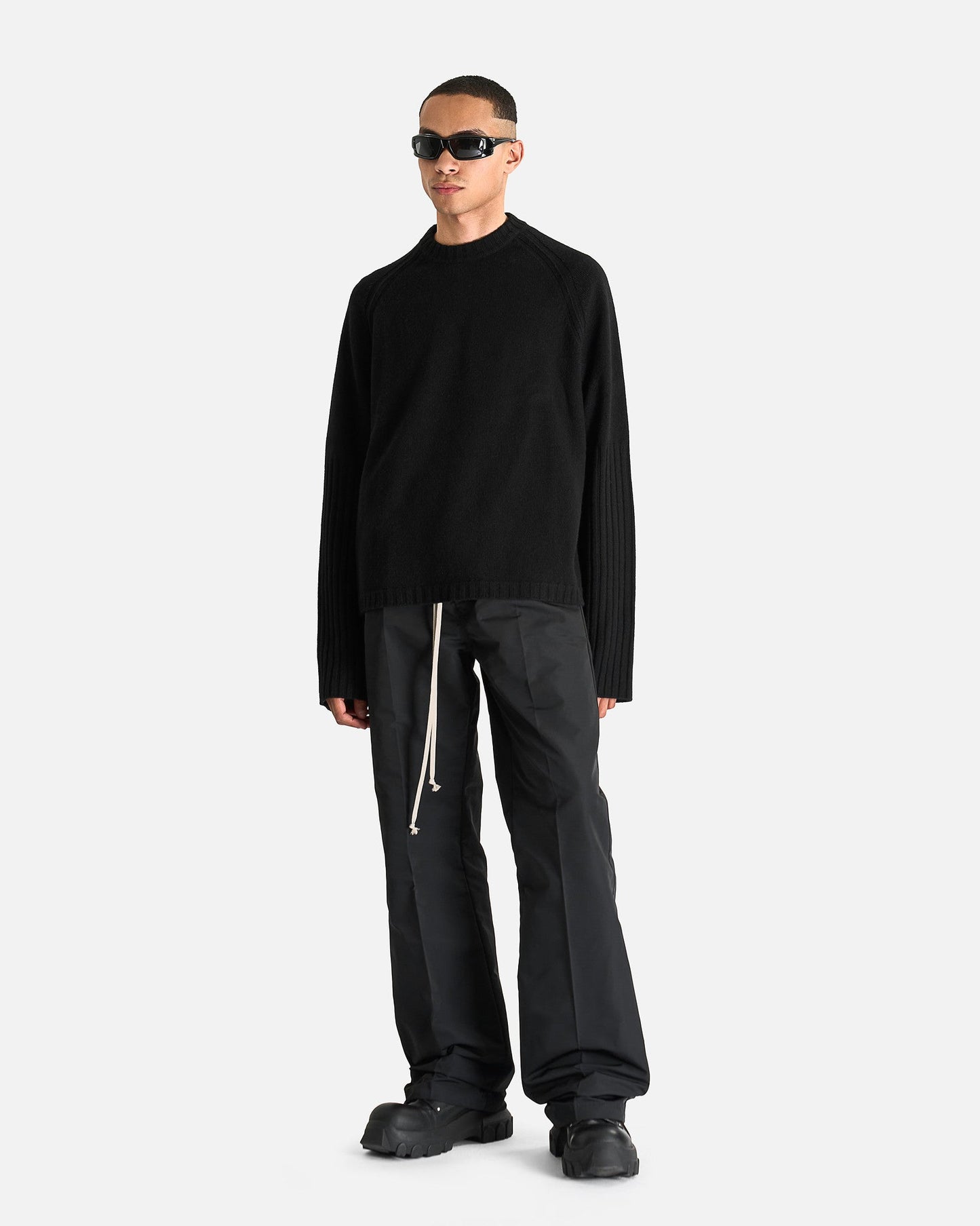Rick Owens Men's Pants Dietrich Drawstring in Black