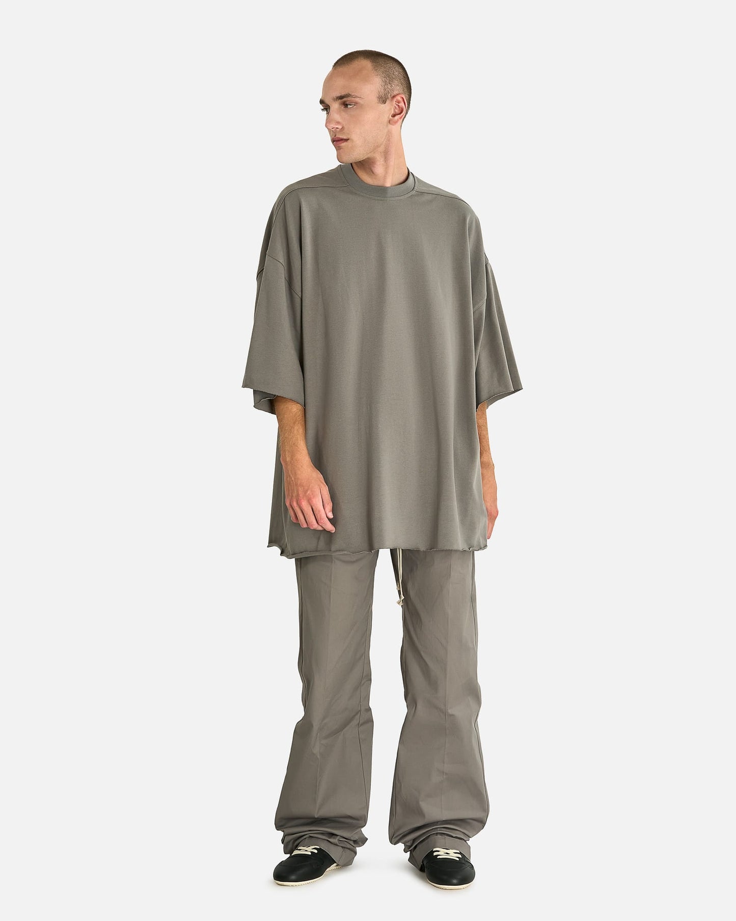 Rick Owens Men's Jeans Dietrich Drawstring in Steel
