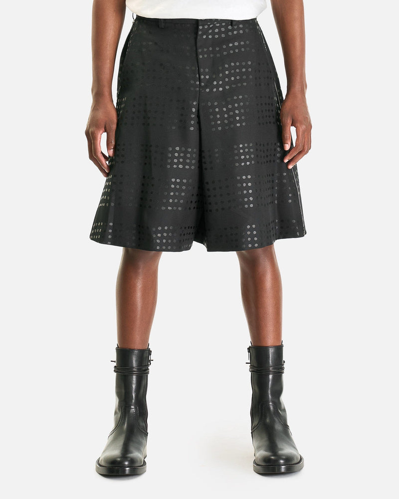BLACK Comme des Garçons Men's Shorts Dot Print Shorts in Black