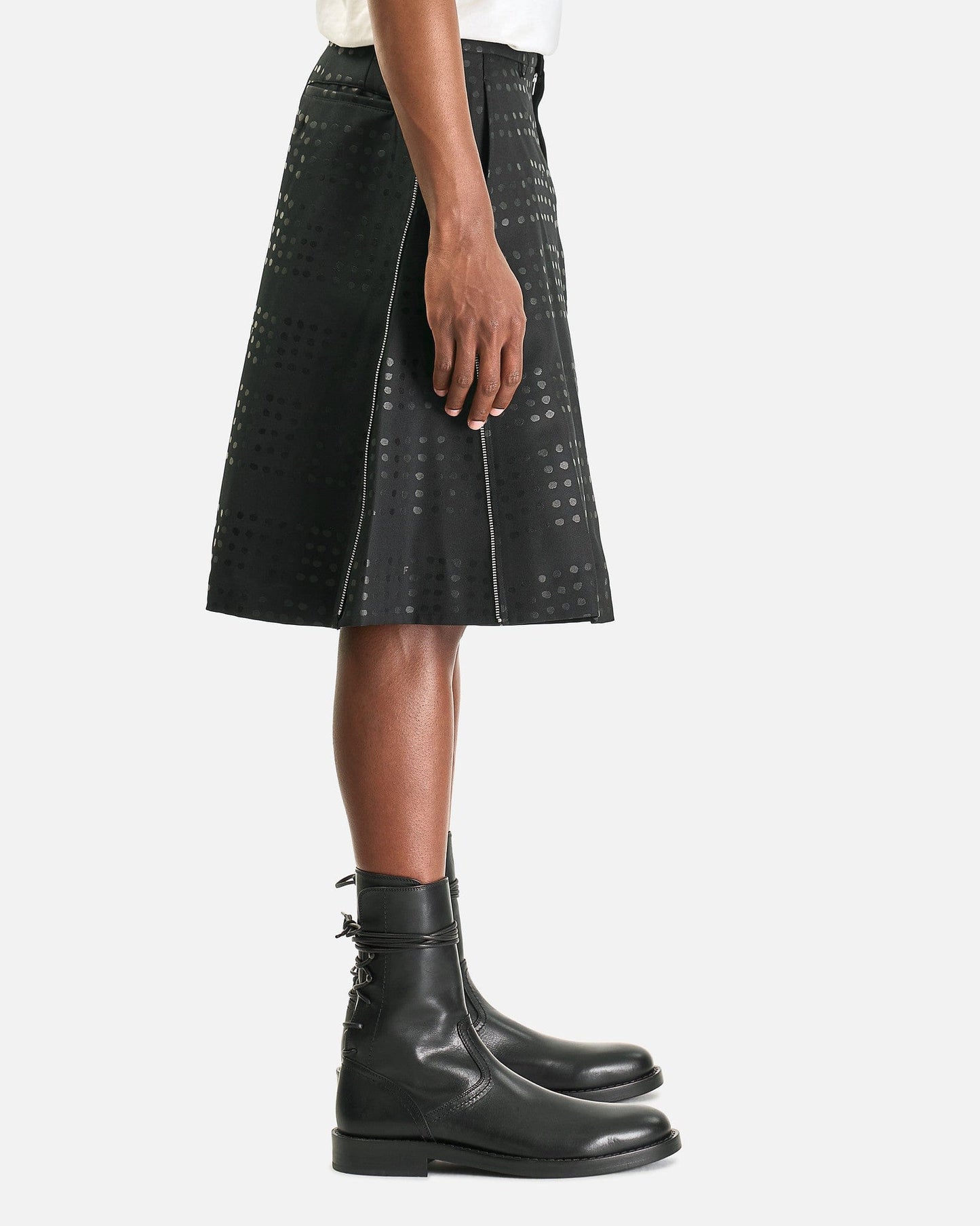 BLACK Comme des Garçons Men's Shorts Dot Print Shorts in Black